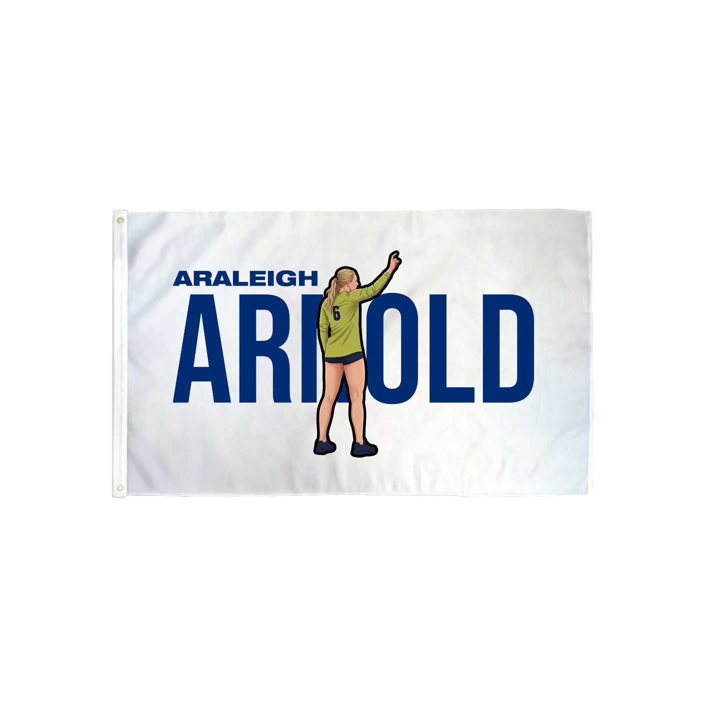 3x5 Flag — Player Name in Classic