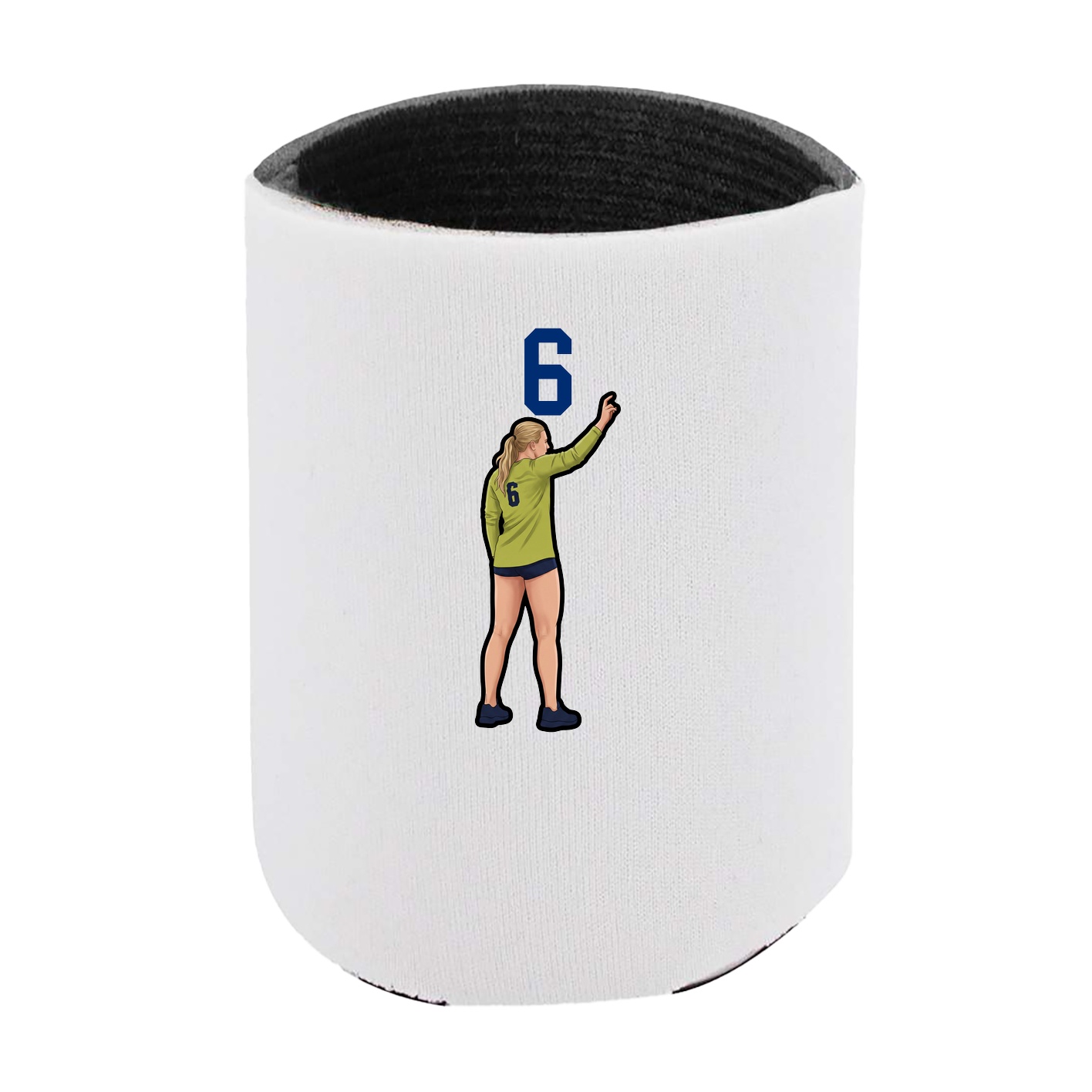 Can Holder — Number Top in White