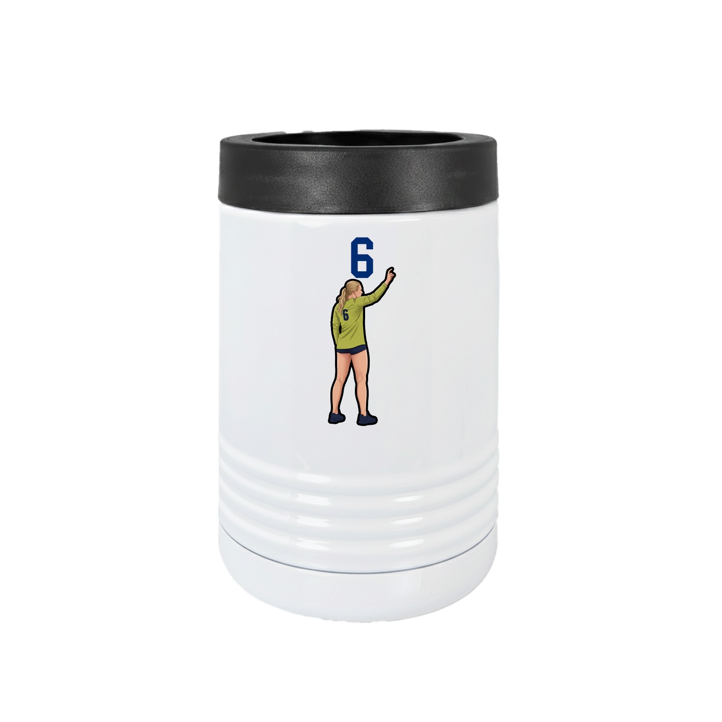 Beverage Holder — Number Top in White