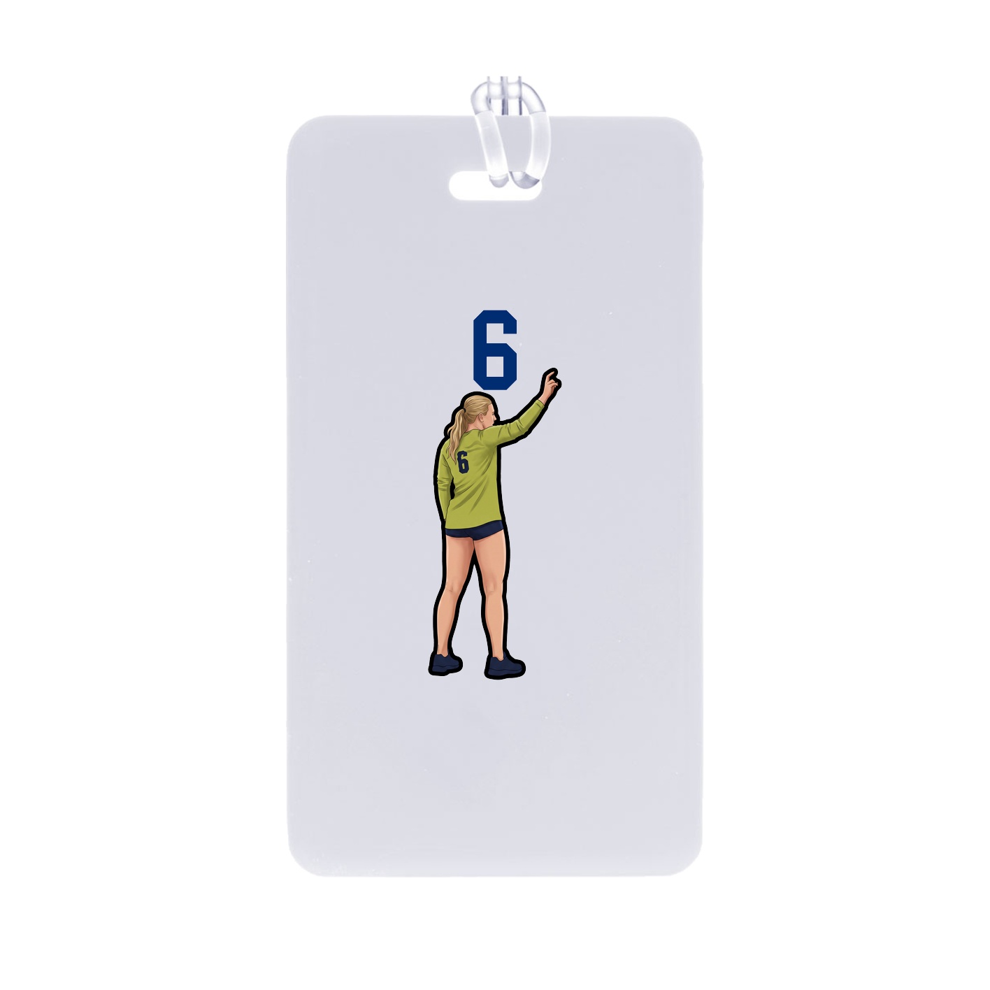 Bag Tag — Number Top in Classic