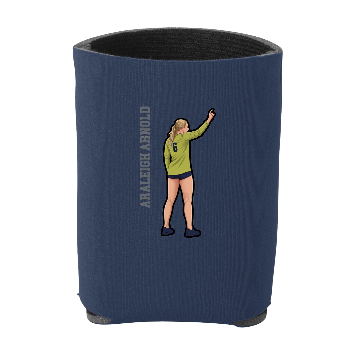 Can Holder — Name Vertical in Navy