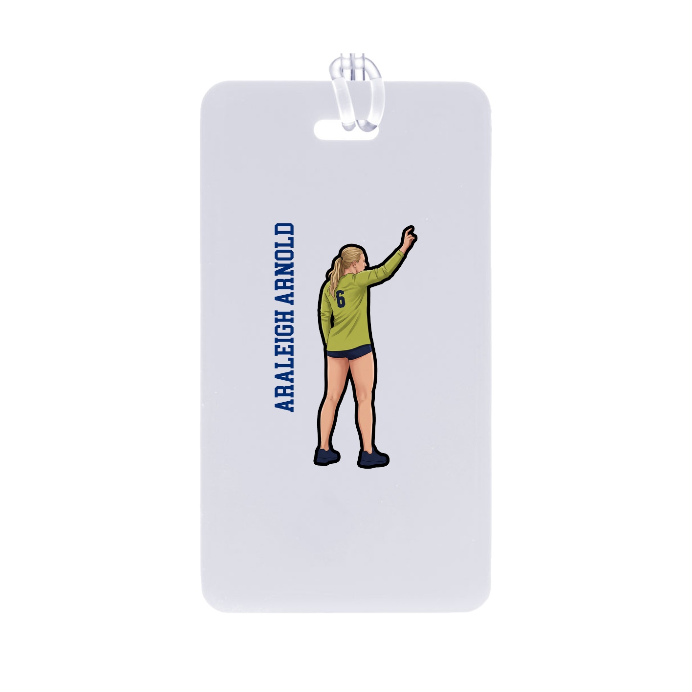 Bag Tag — Name Vertical in Classic