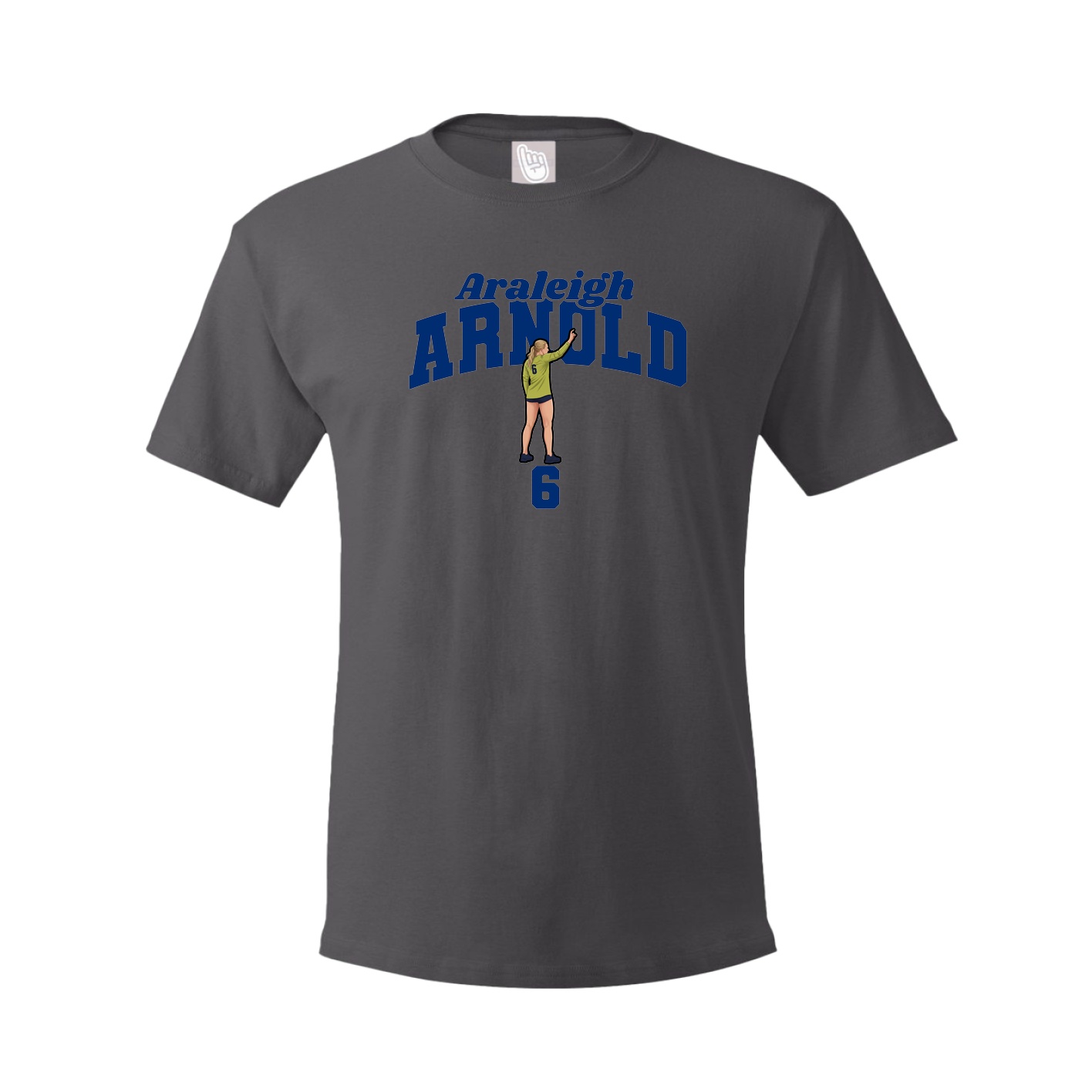 Tee — Signature Arch in Grey