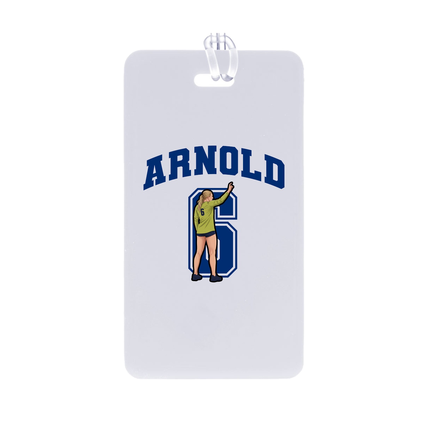 Bag Tag — Number in Classic