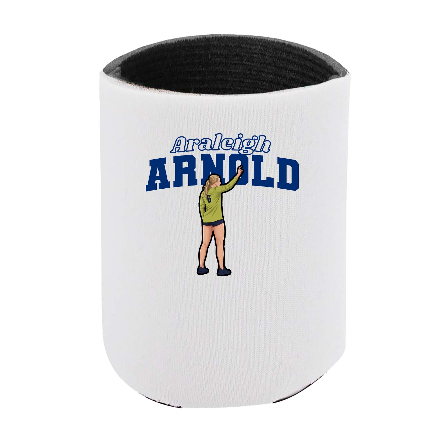 Can Holder — Name Arch in White