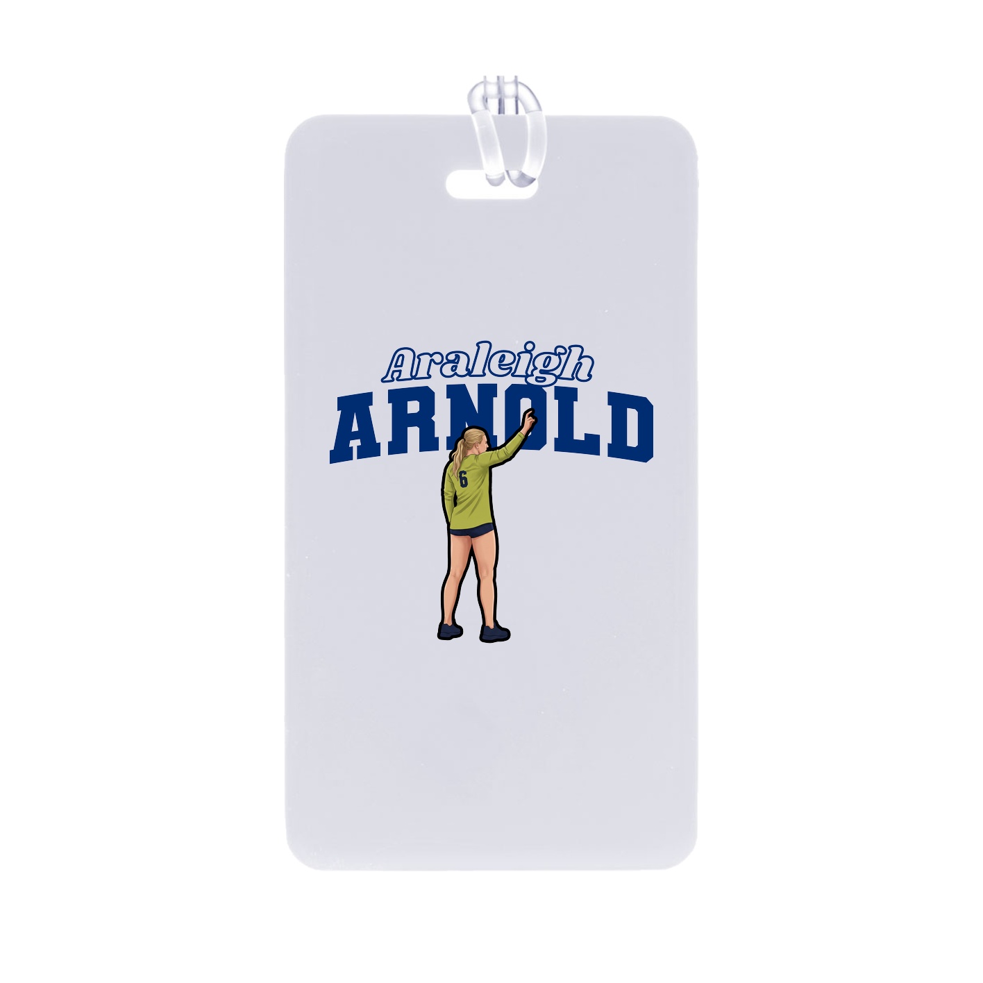 Bag Tag — Name Arch in Classic