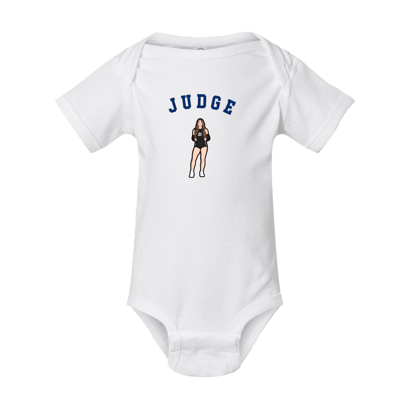 Baby Onesie — Shirsey Arch in White