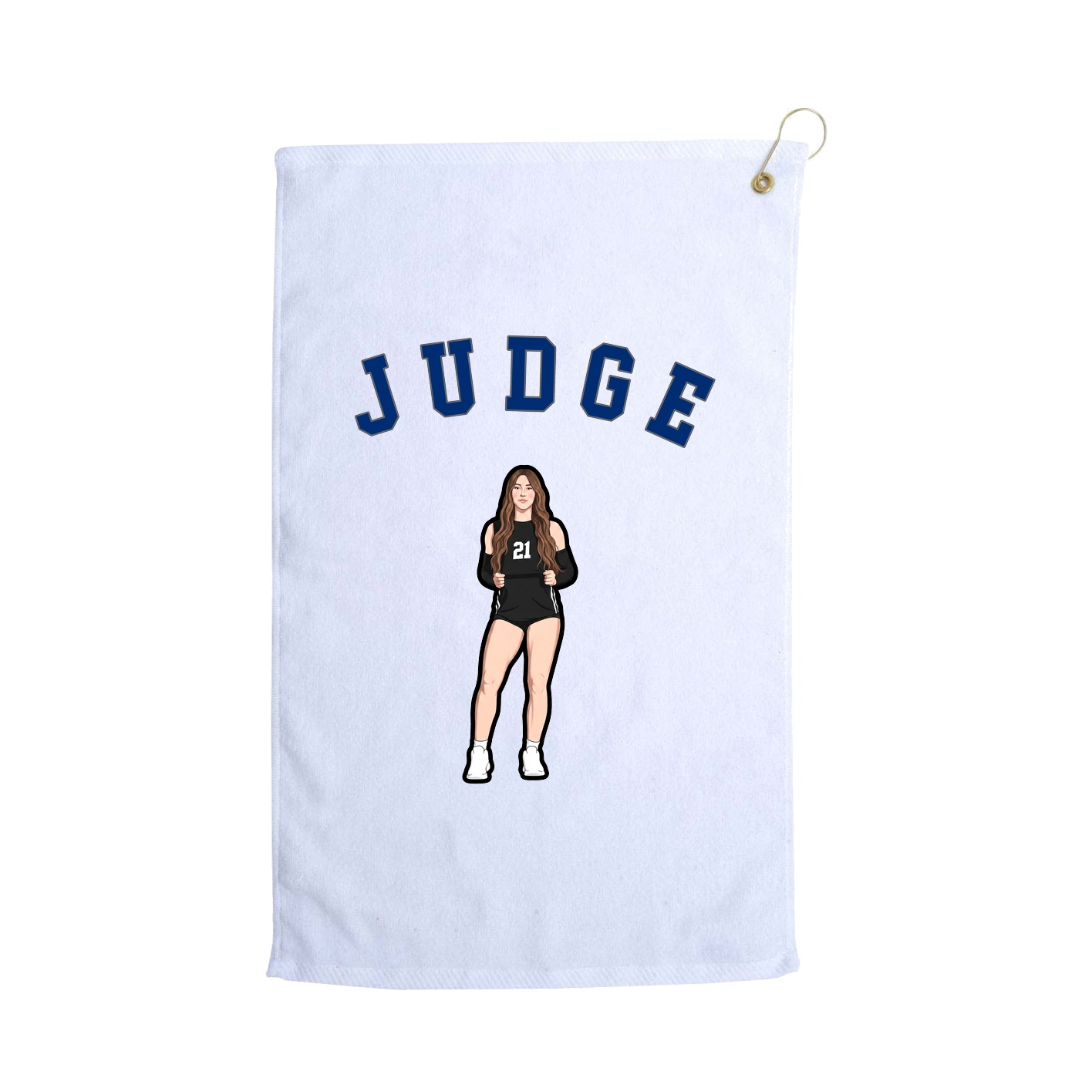 Golf Towel — Shirsey Arch in White