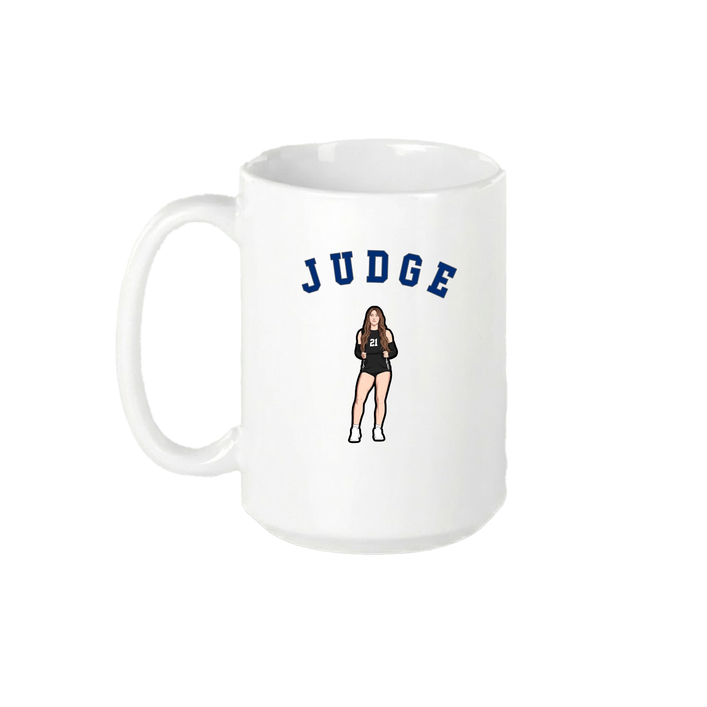 15oz Coffee Mug — Shirsey Arch in White