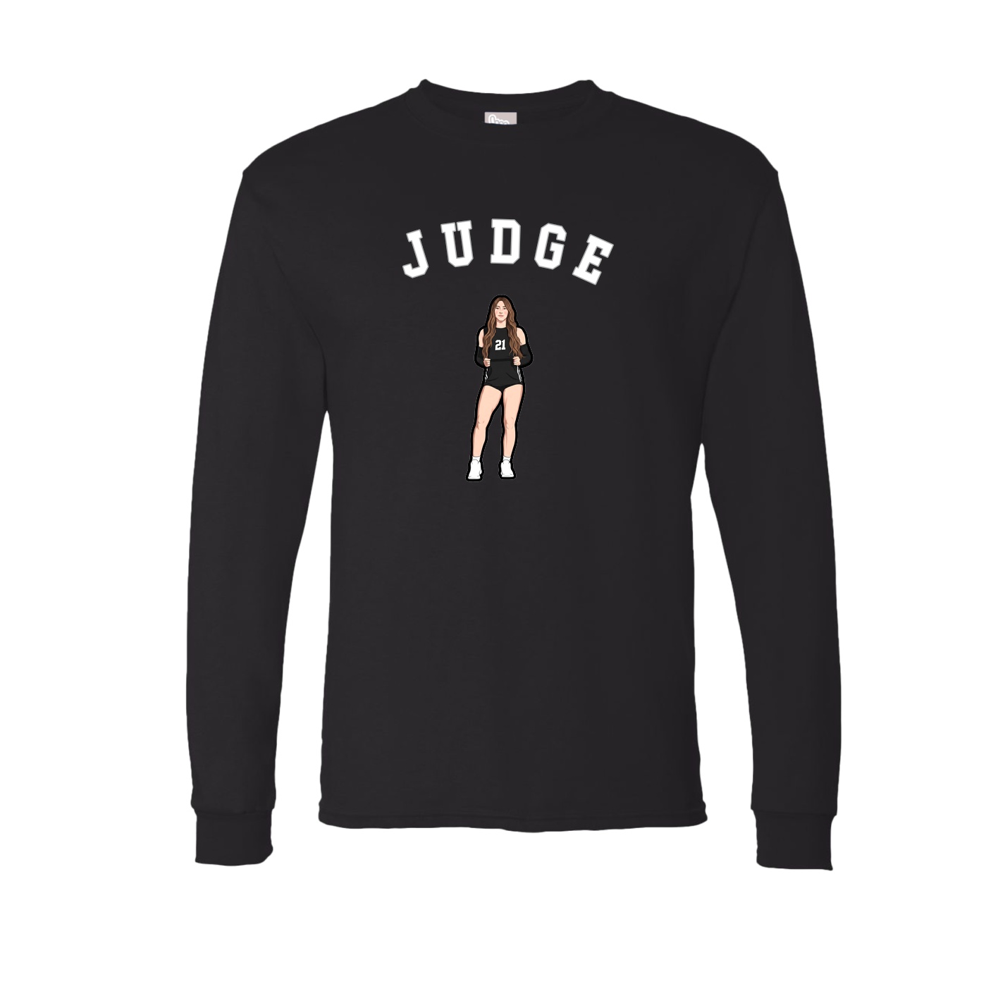 Long Sleeve Tee — Shirsey Arch in Black