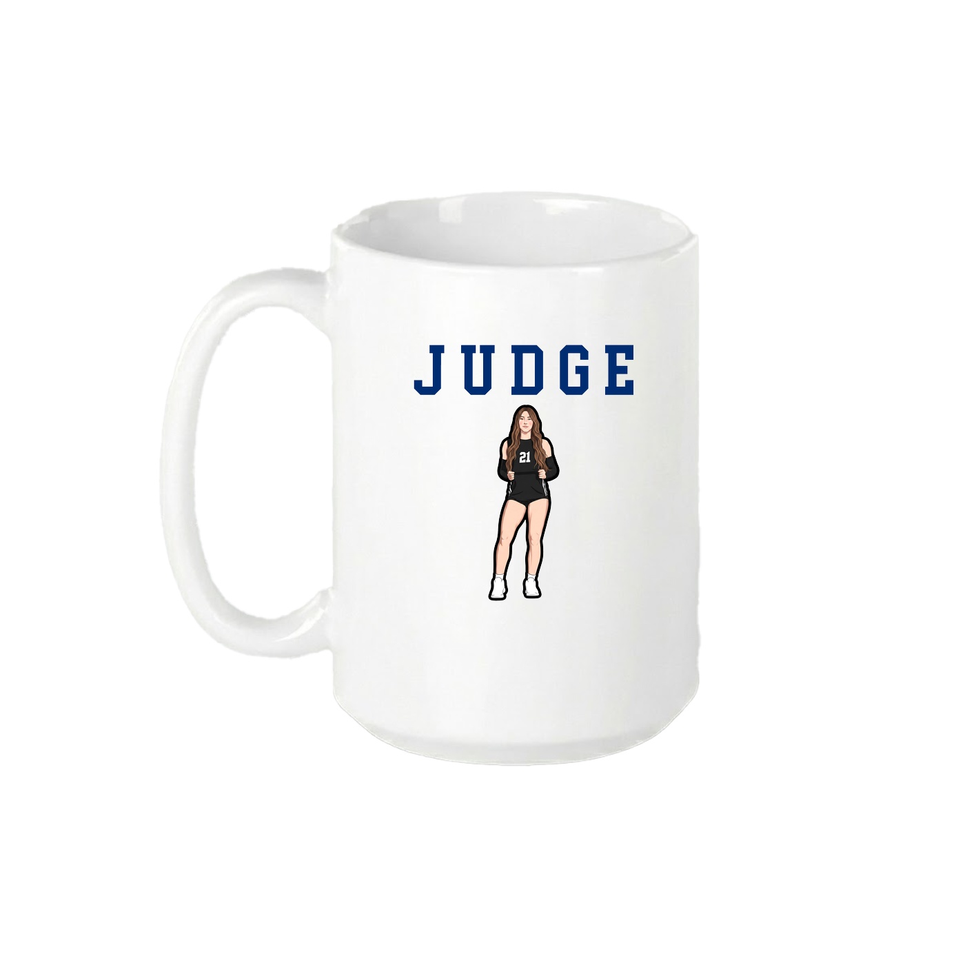 15oz Coffee Mug — Shirsey in White