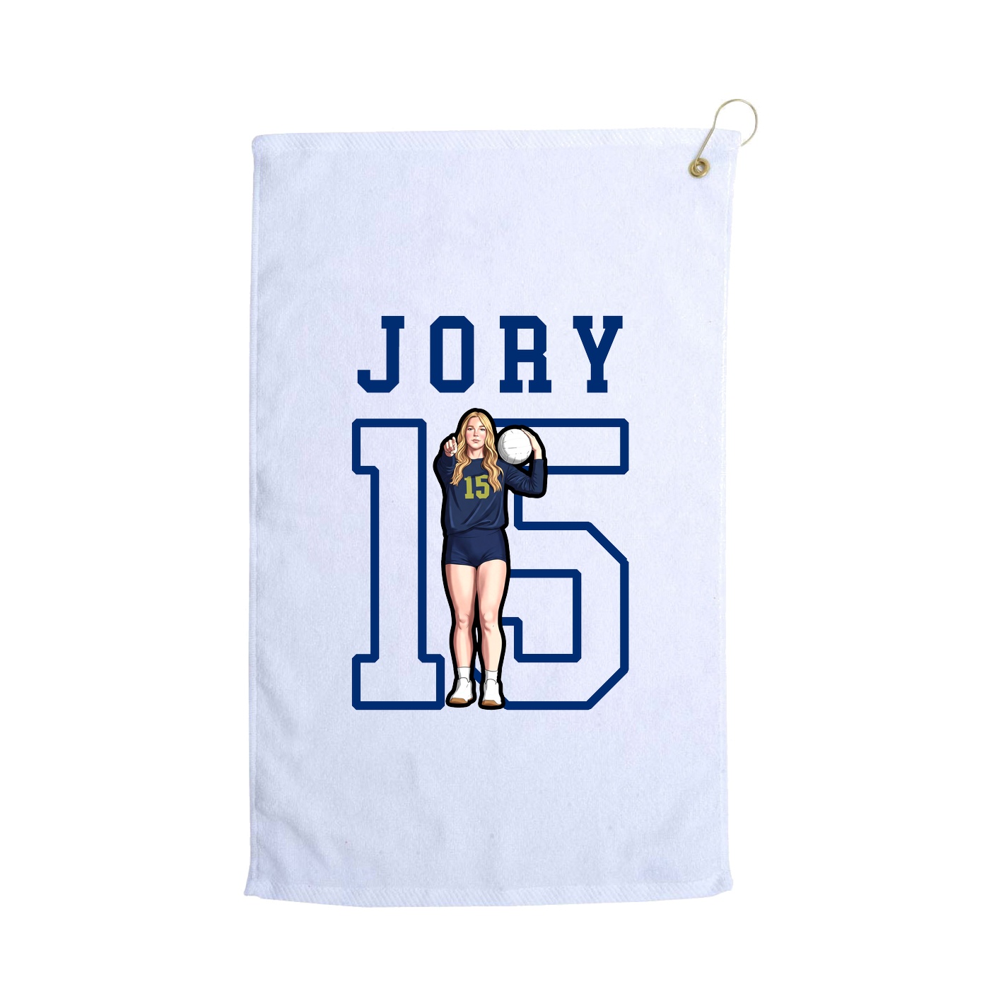Golf Towel — Shirsey in White
