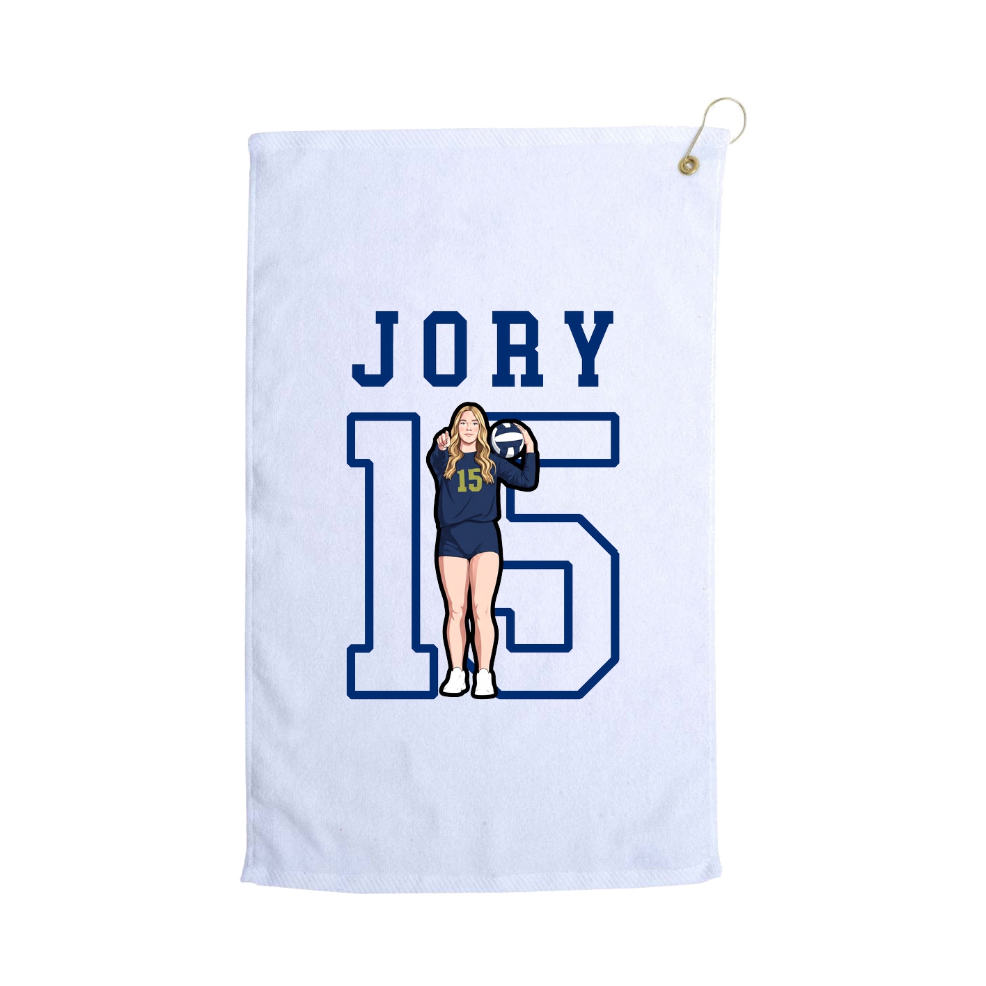 Golf Towel — Shirsey in White