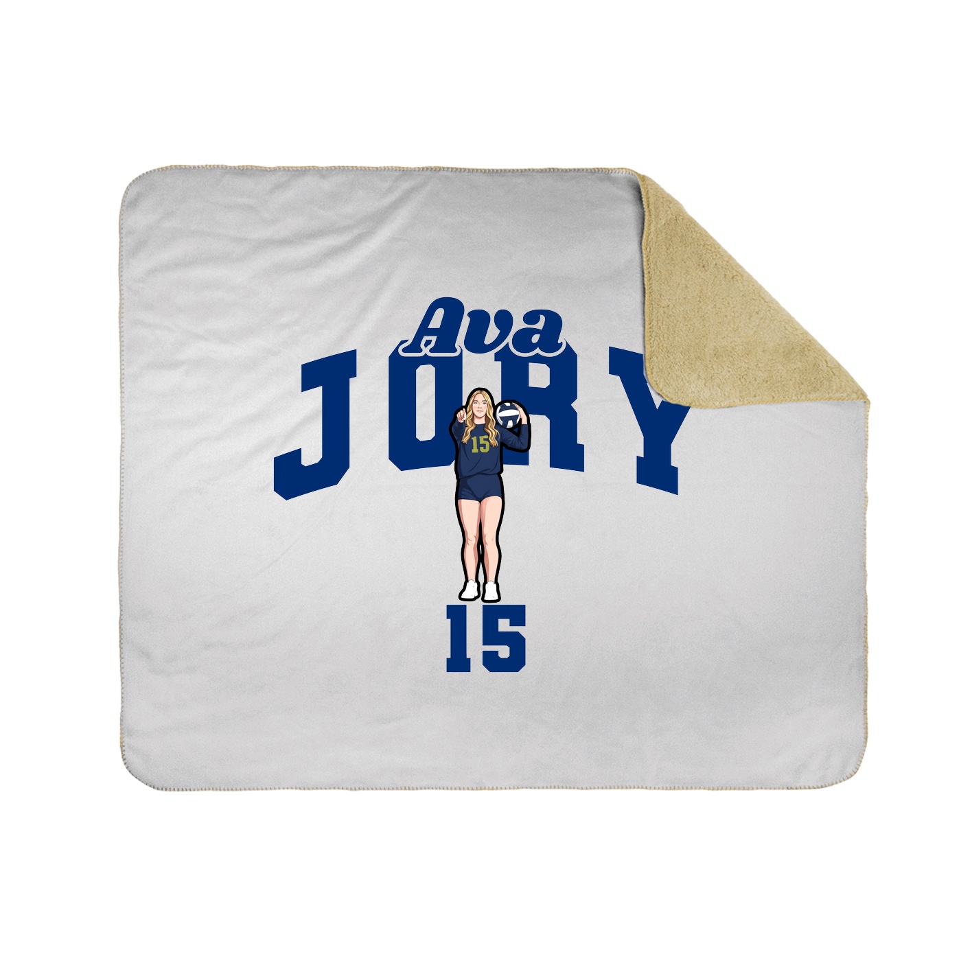 Throw Blanket — Signature Arch in White
