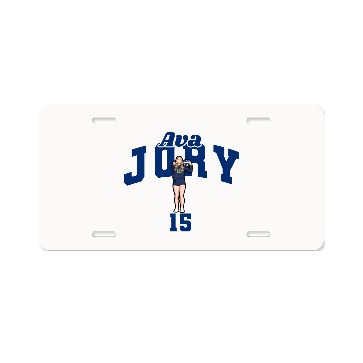 License Plate — Signature Arch in Classic