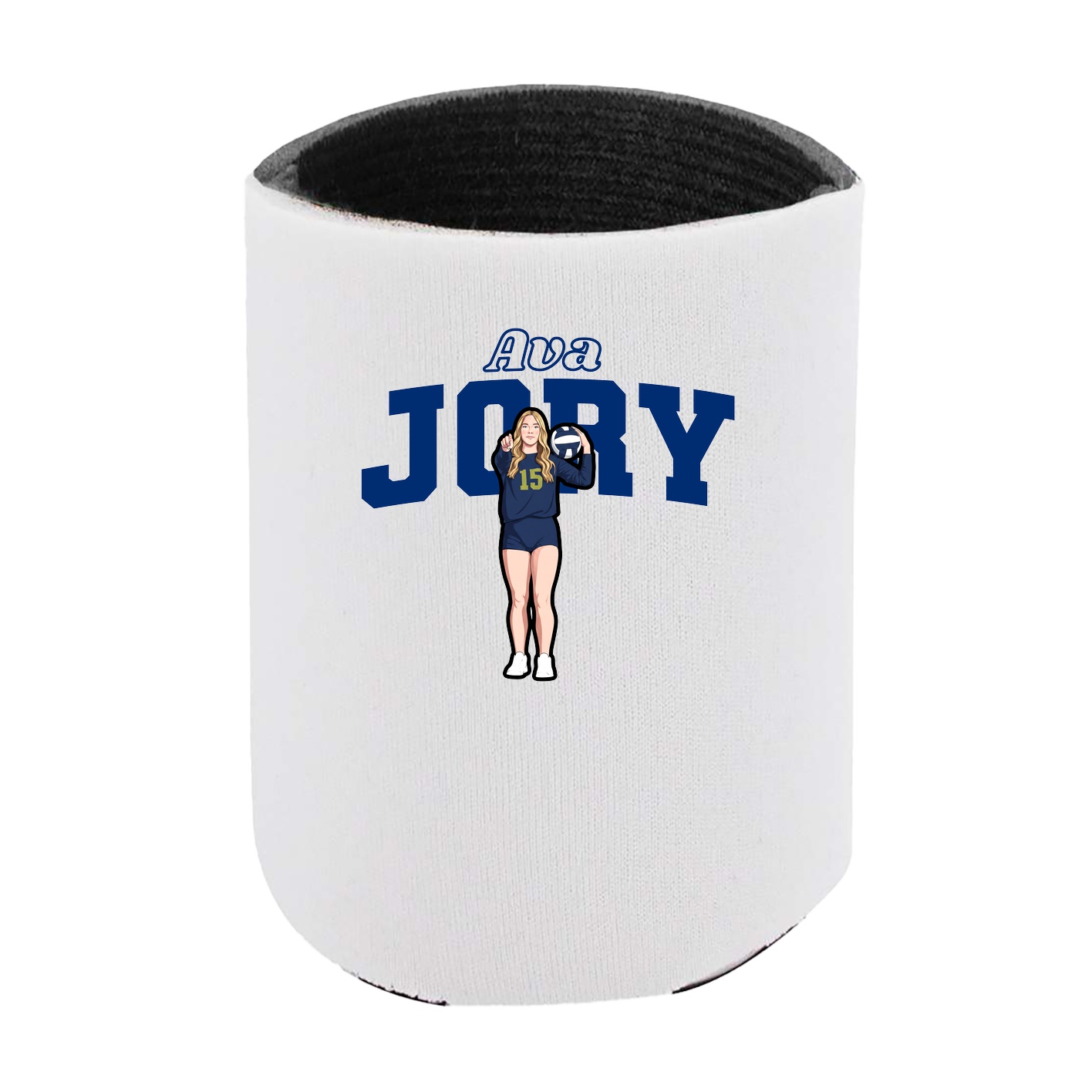 Can Holder — Name Arch in White