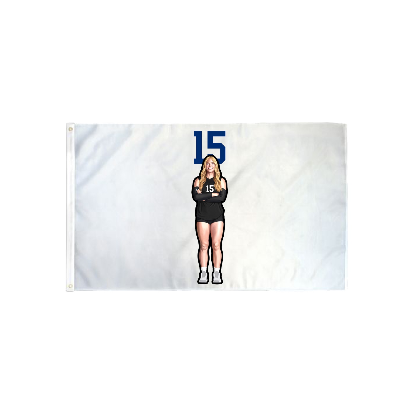 3x5 Flag — Number Top in Classic