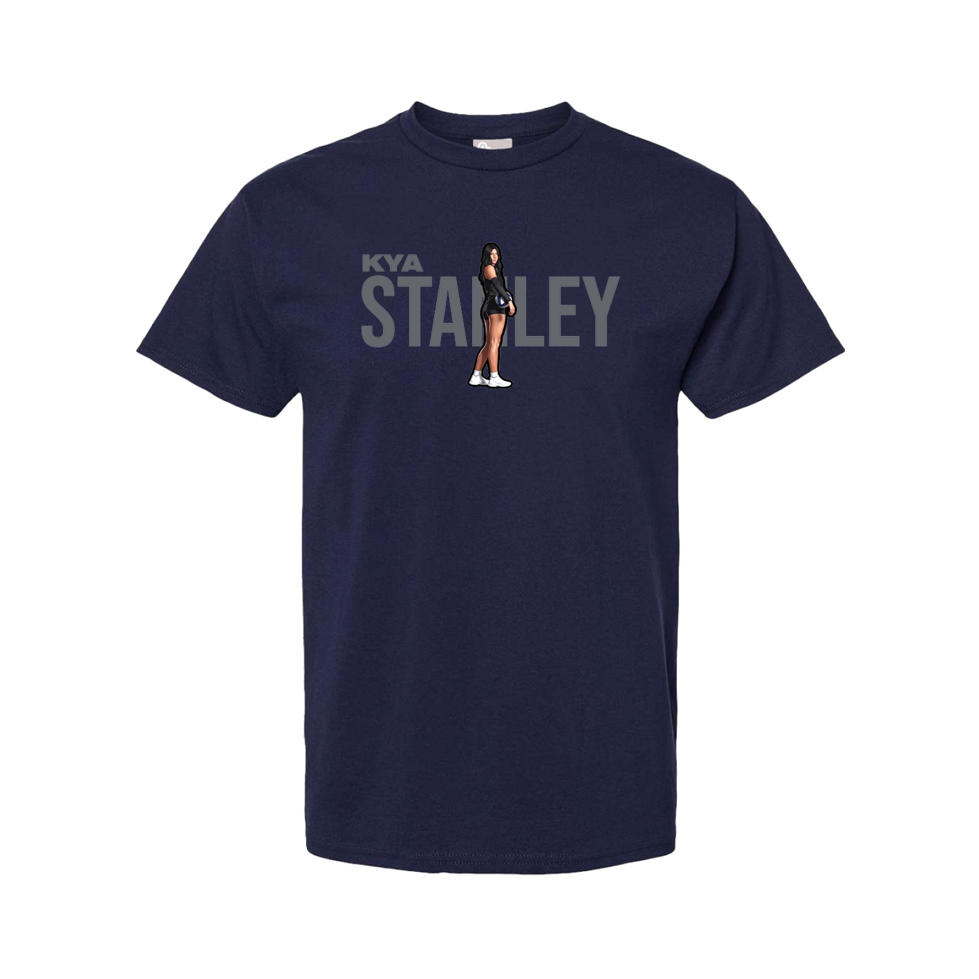 Tee — Player Name in Navy