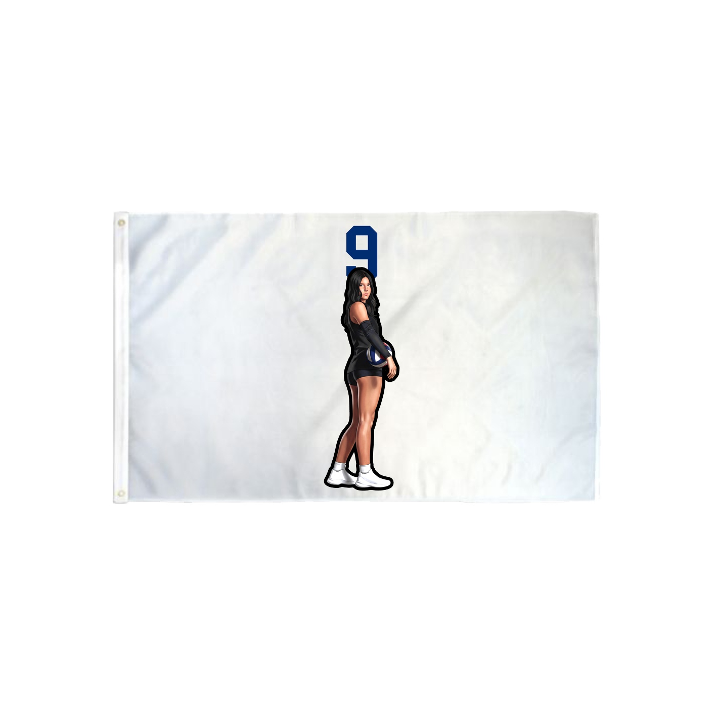 3x5 Flag — Number Top in Classic