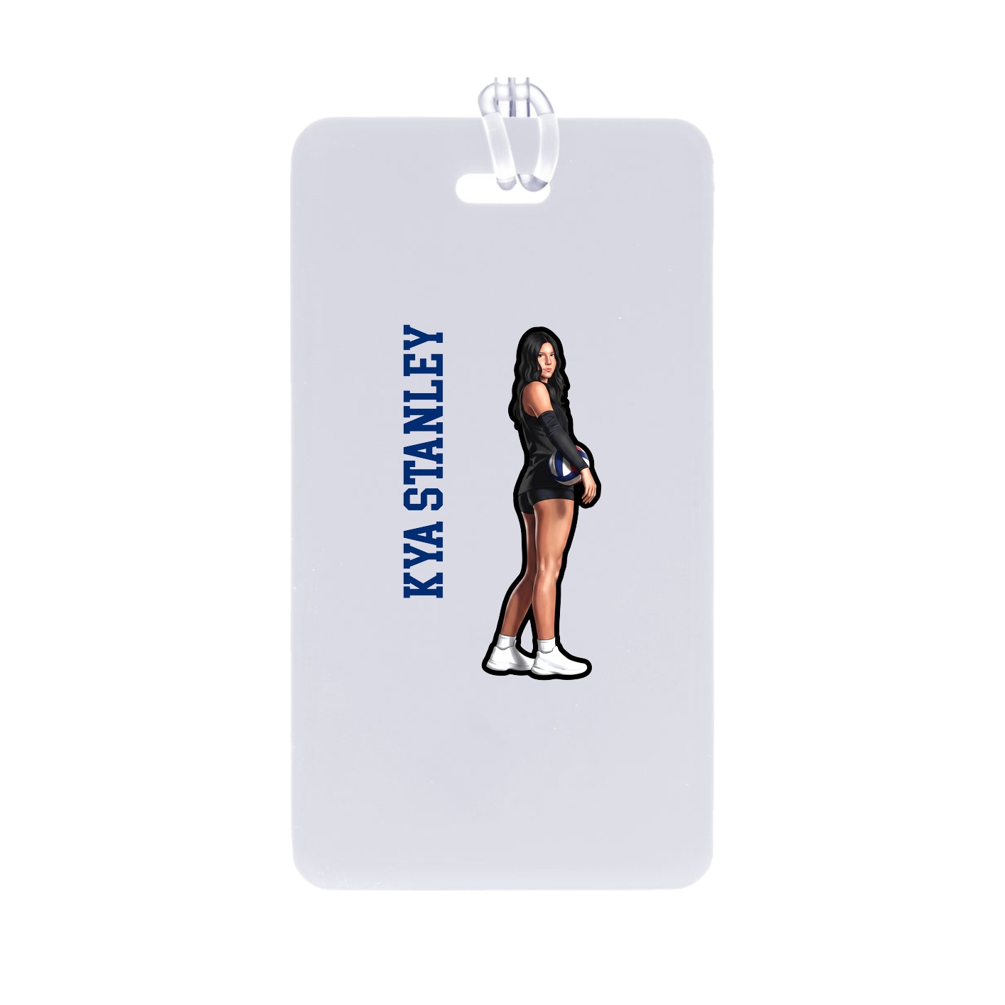 Bag Tag — Name Vertical in Classic