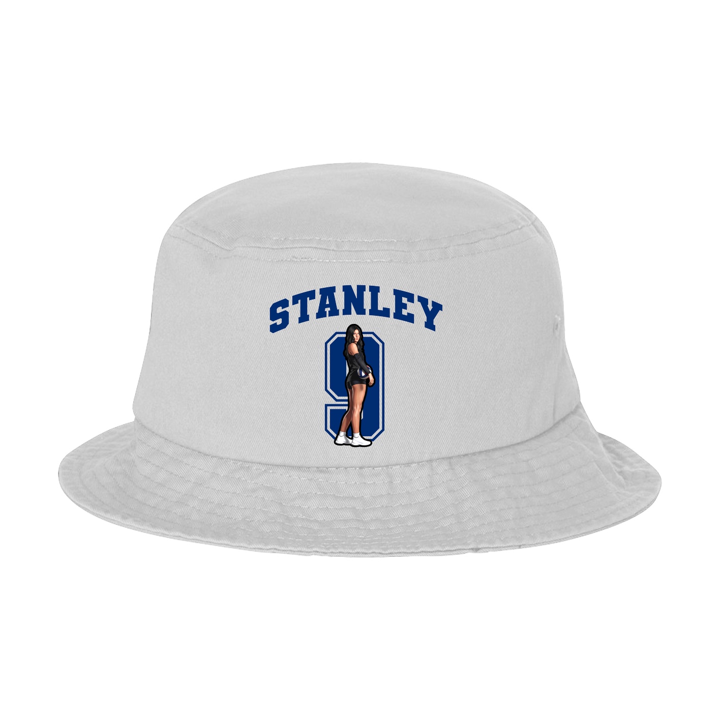 Bucket Cap — Number in White