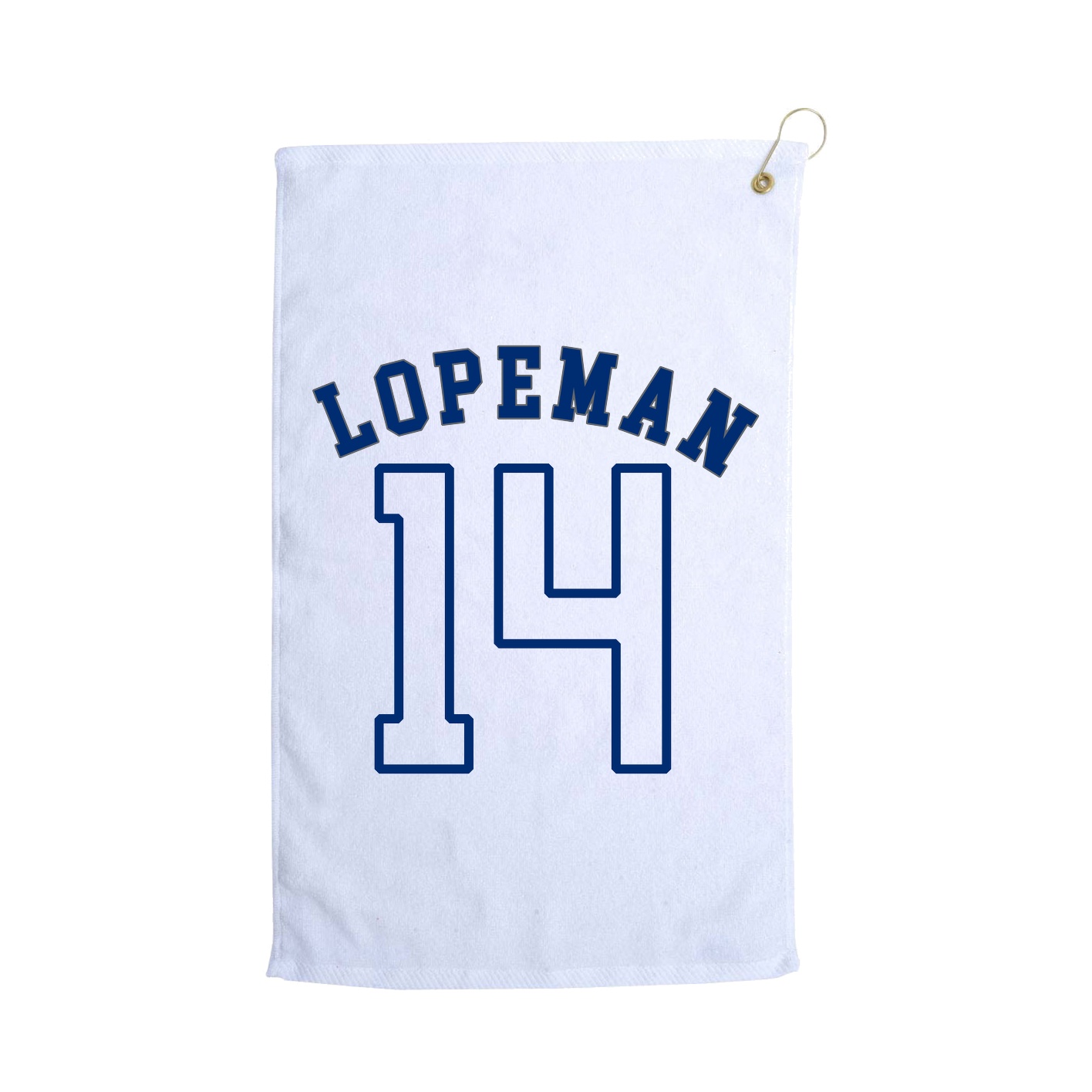 Golf Towel — Shirsey Arch in White