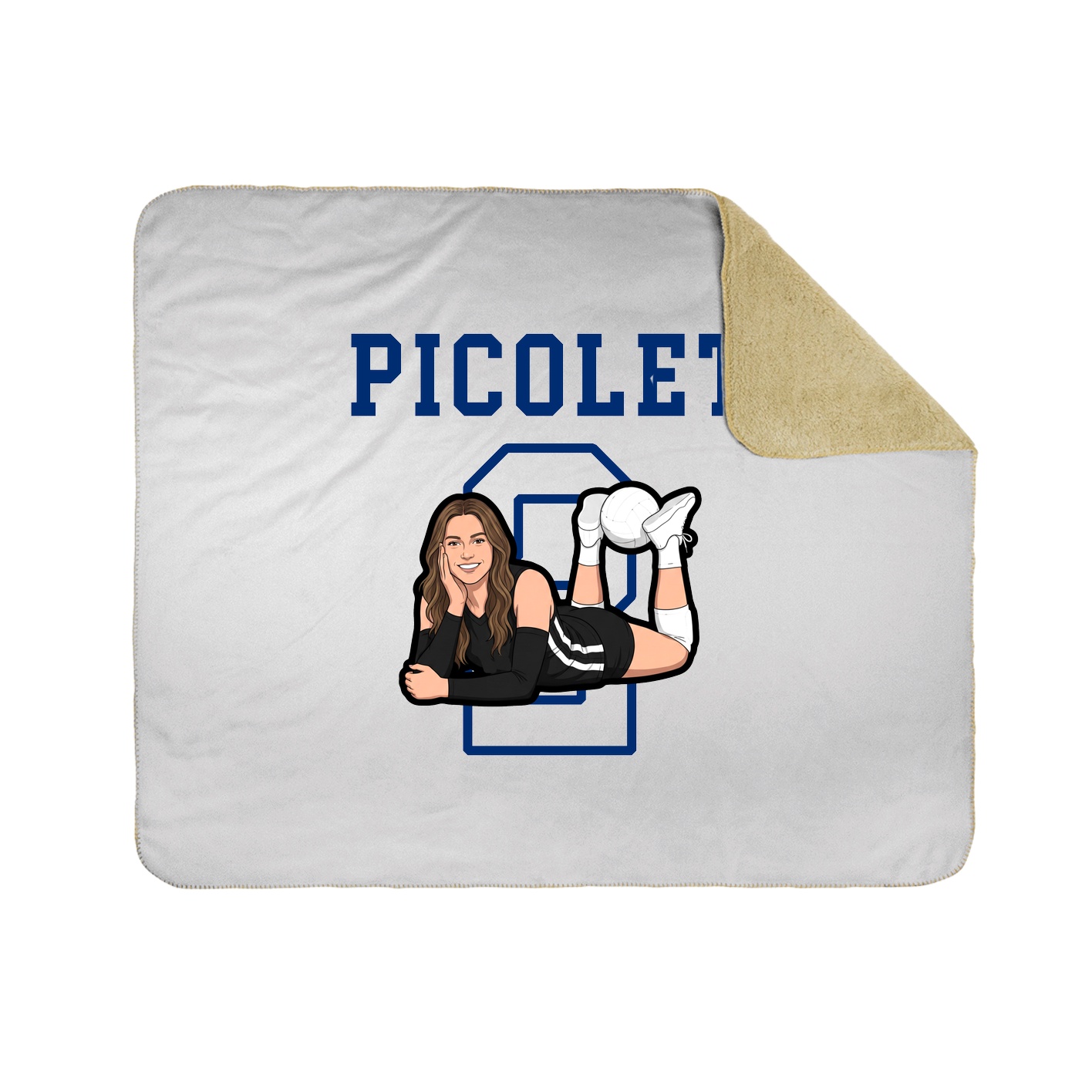 Throw Blanket — Shirsey in White