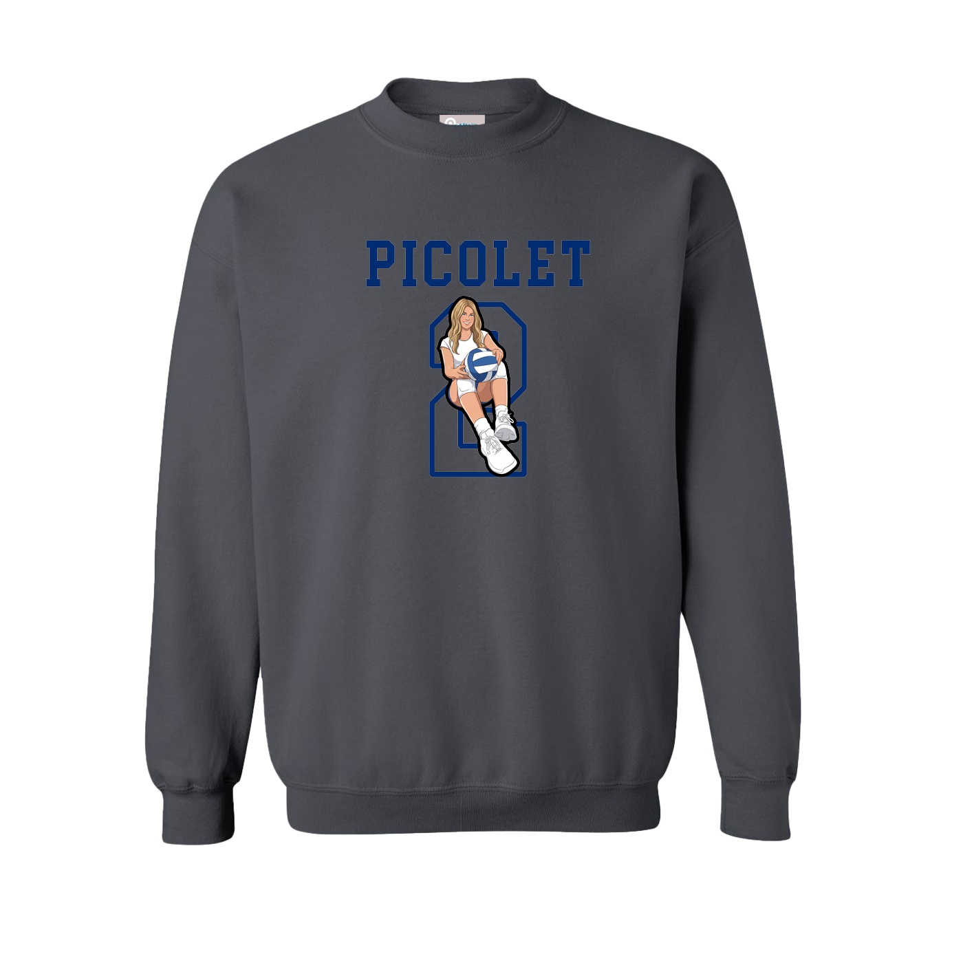 Fleece Crew — Shirsey in Grey