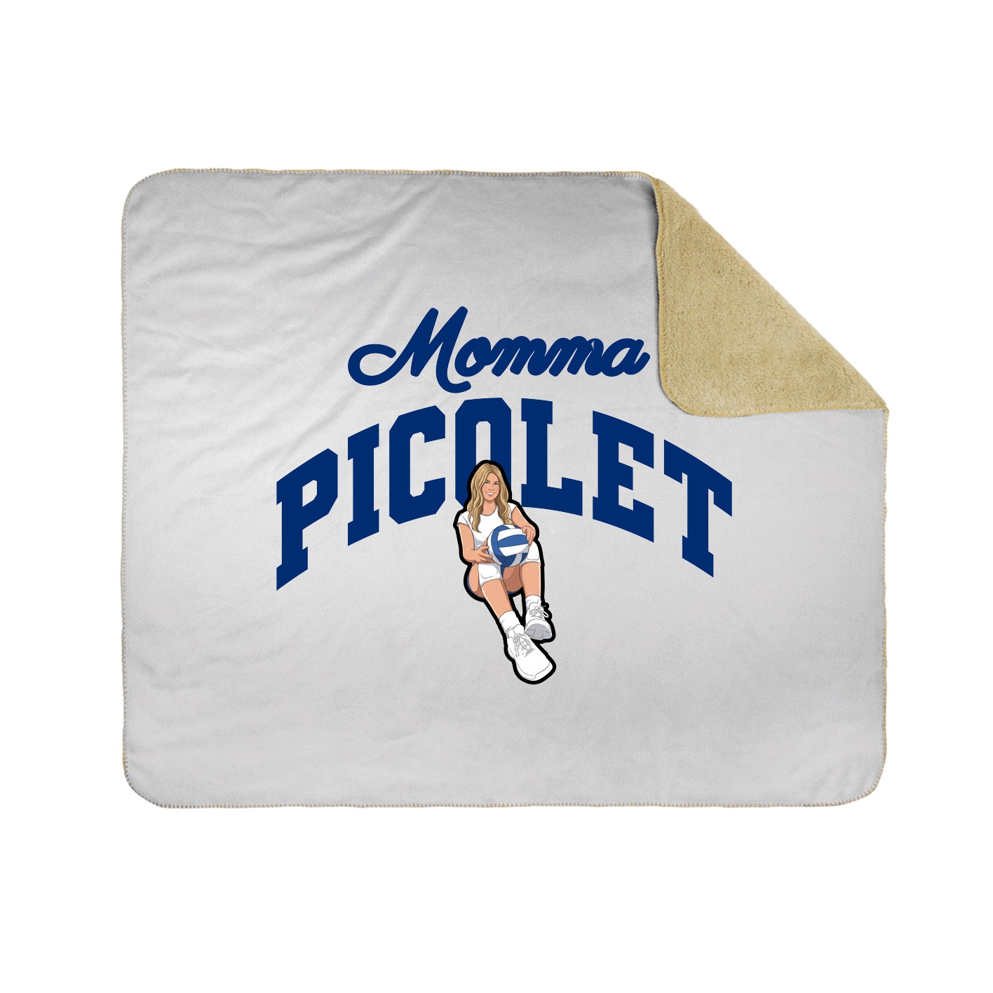 Throw Blanket — Mothers Day Arch in White