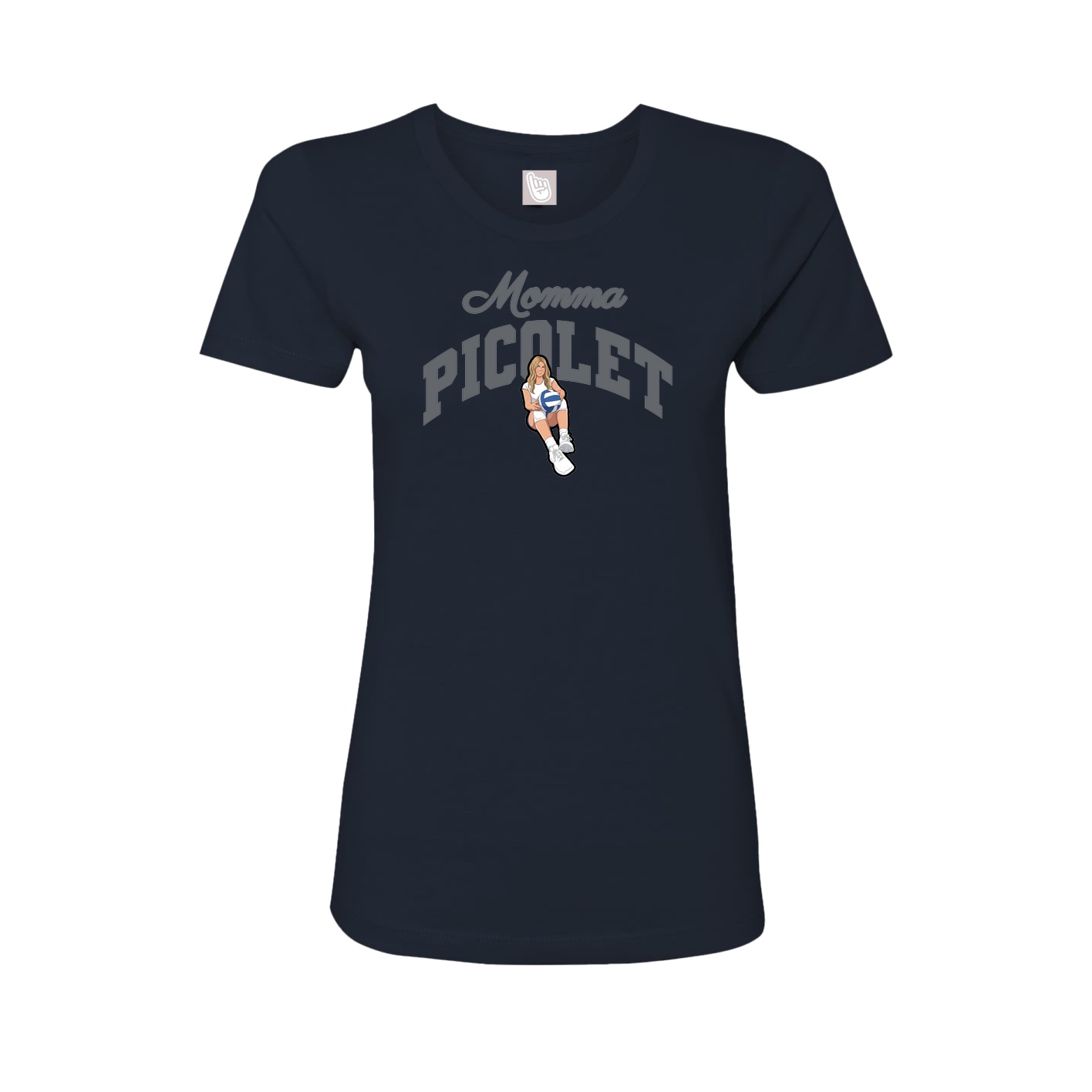 Womens Tee — Mothers Day Arch in Navy