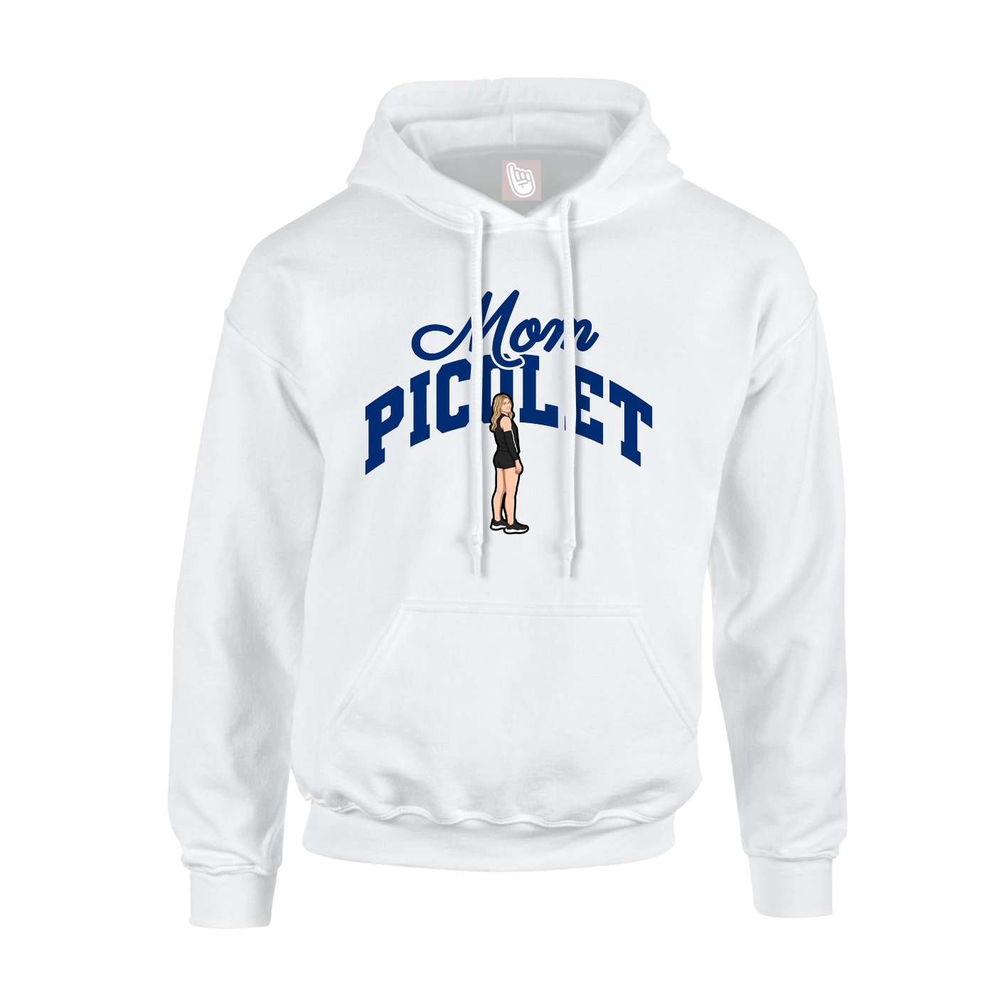 Youth Hoodie — Mothers Day Arch in White