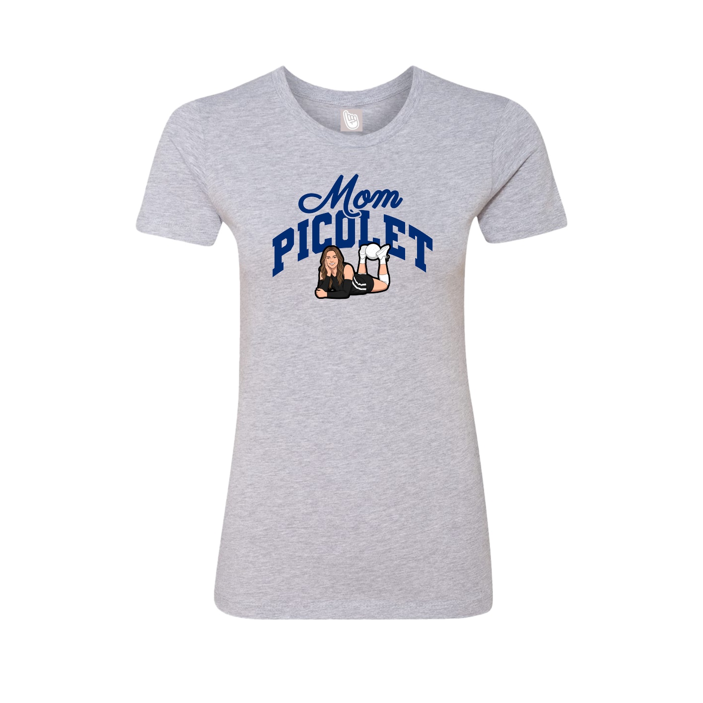 Womens Tee — Mothers Day Arch in Grey