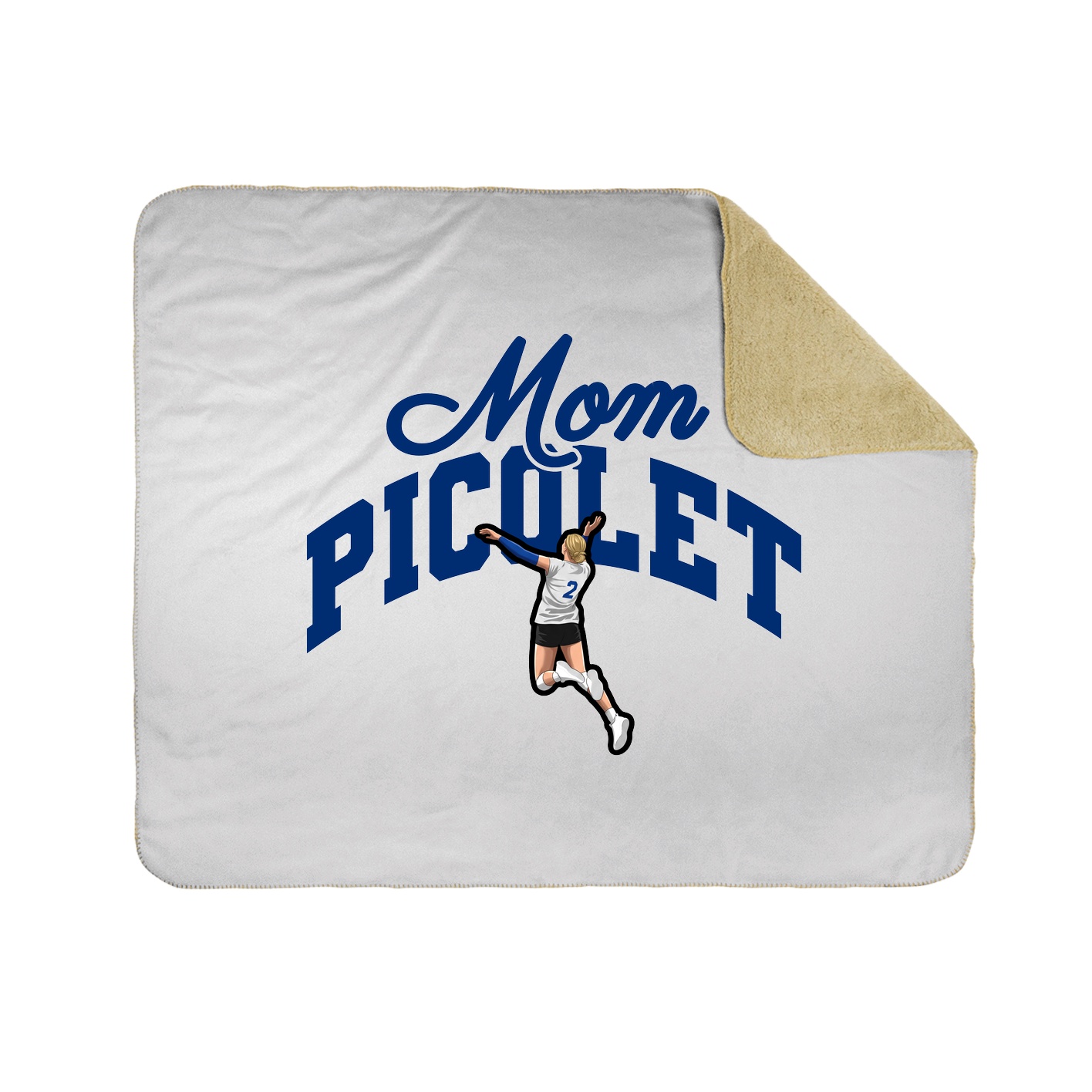 Throw Blanket — Mothers Day Arch in White