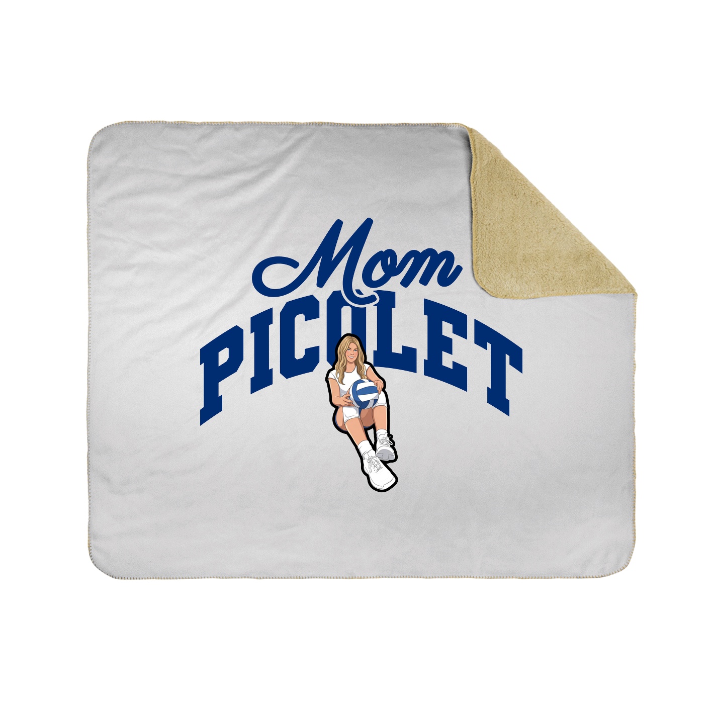 Throw Blanket — Mothers Day Arch in White