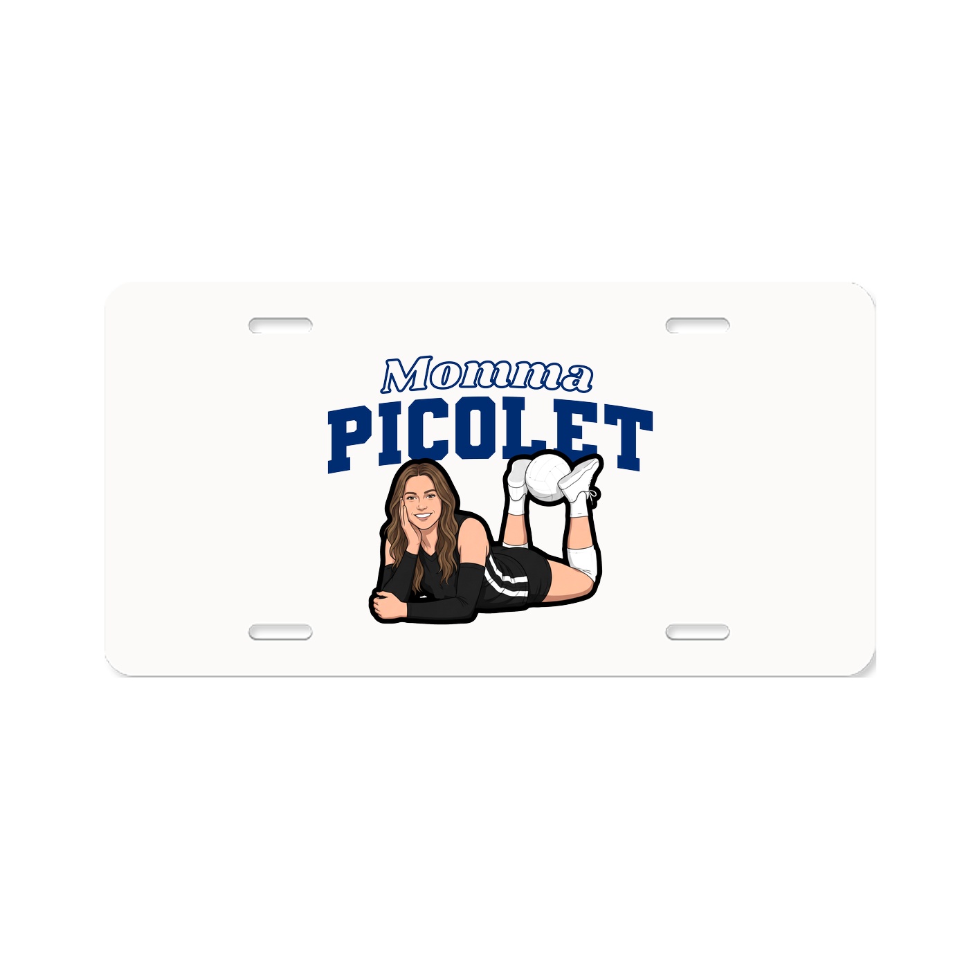 License Plate — Mothers Day Block in Classic