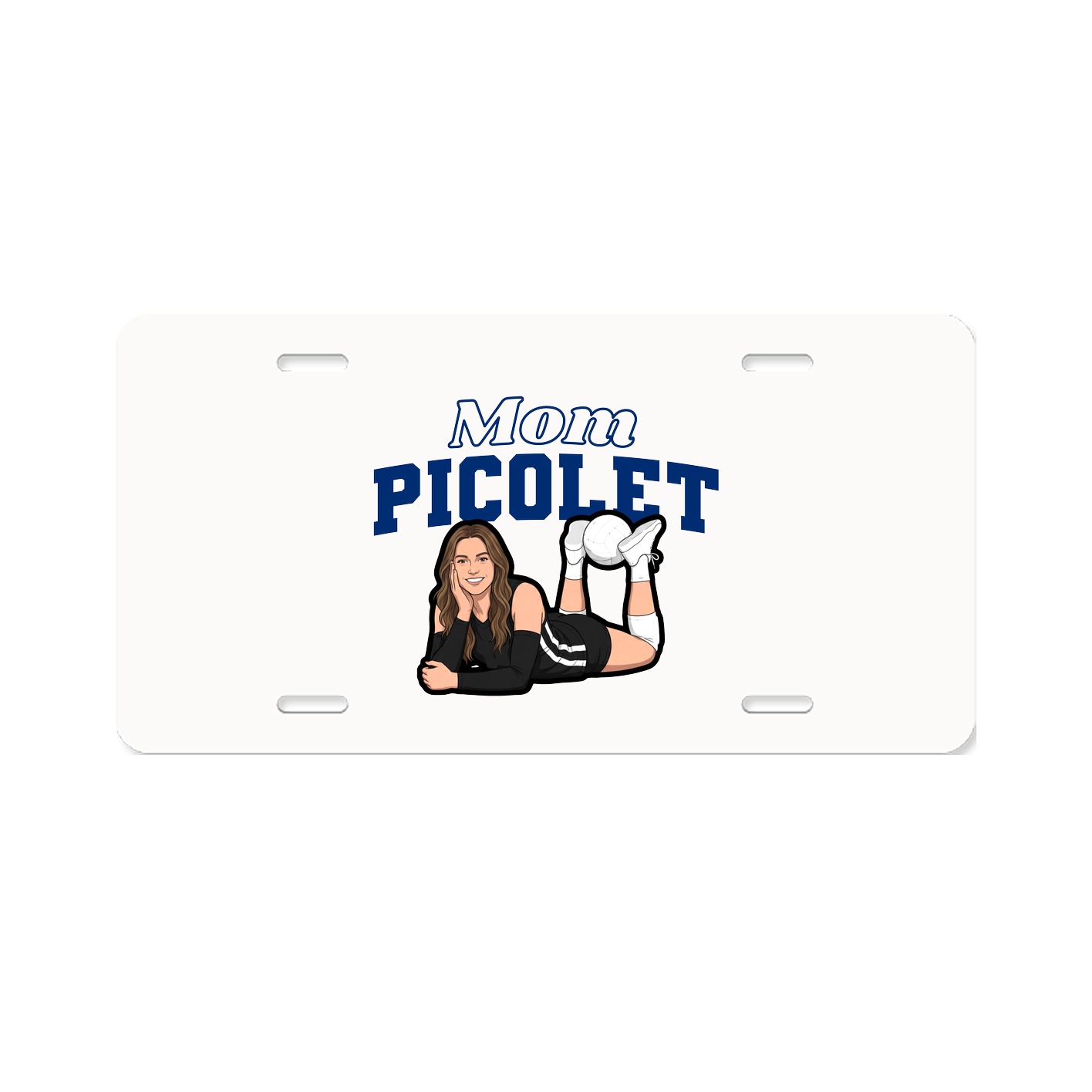 License Plate — Mothers Day Block in Classic