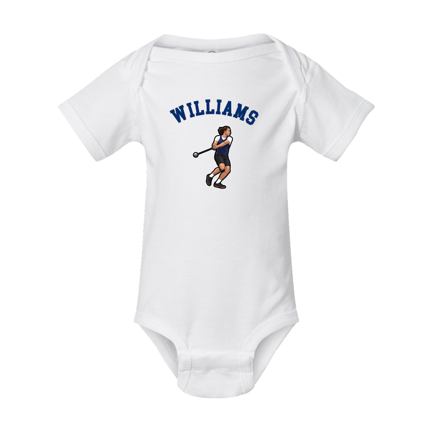Baby Onesie — Shirsey Arch in White