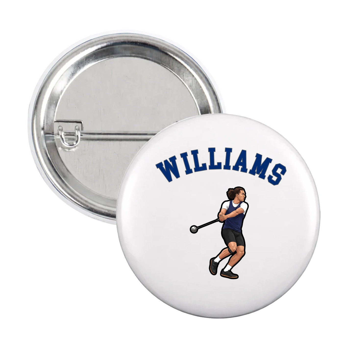 Game Day Button — Shirsey Arch in White