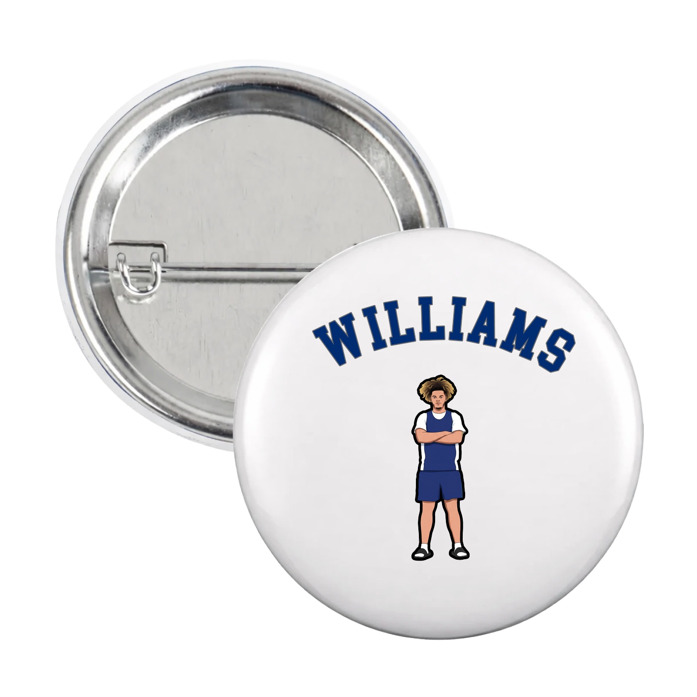 Game Day Button — Shirsey Arch in White