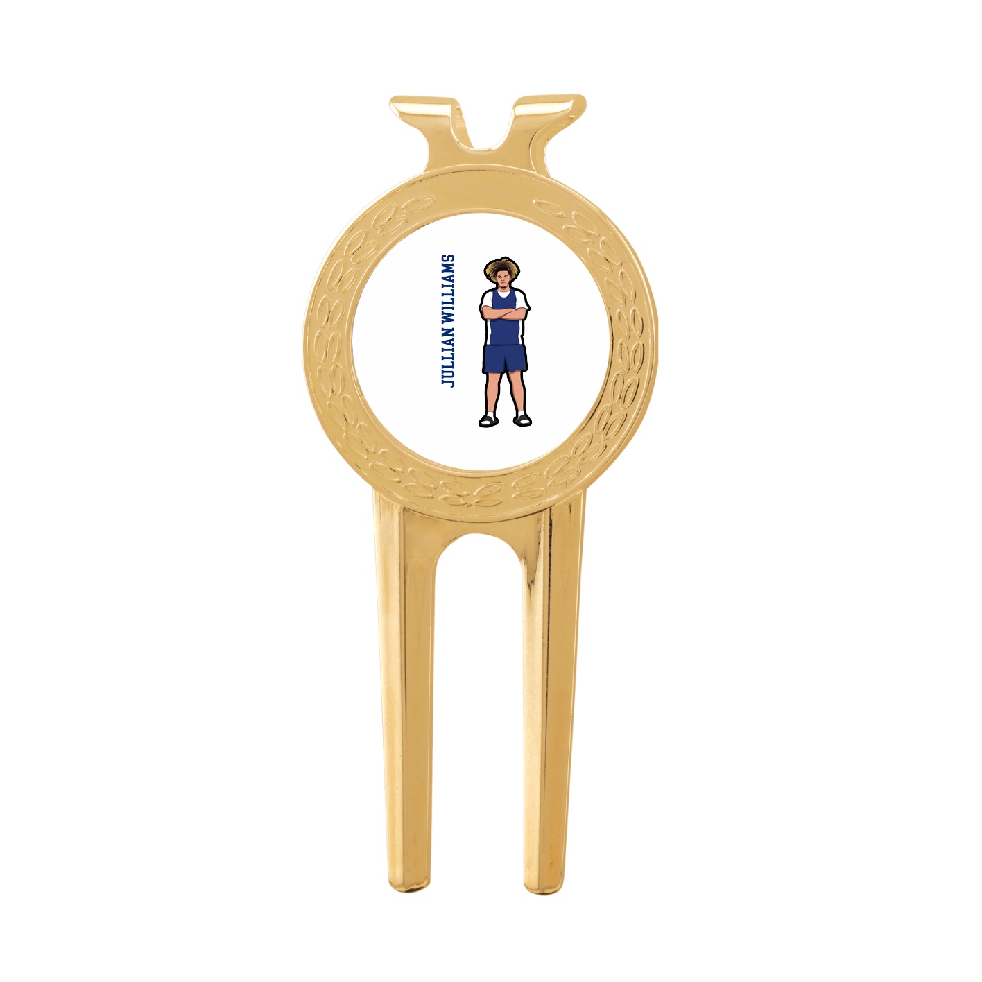Divot Tool with Ball Marker — Name Vertical in Classic