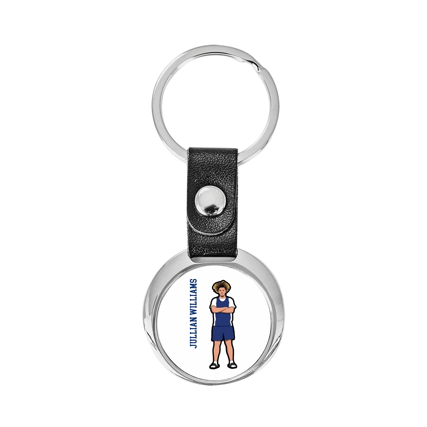 Key Chain — Name Vertical in Classic