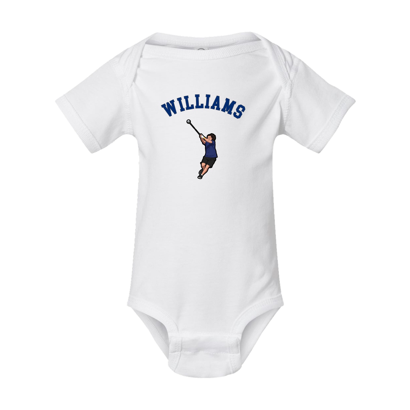 Baby Onesie — Shirsey Arch in White