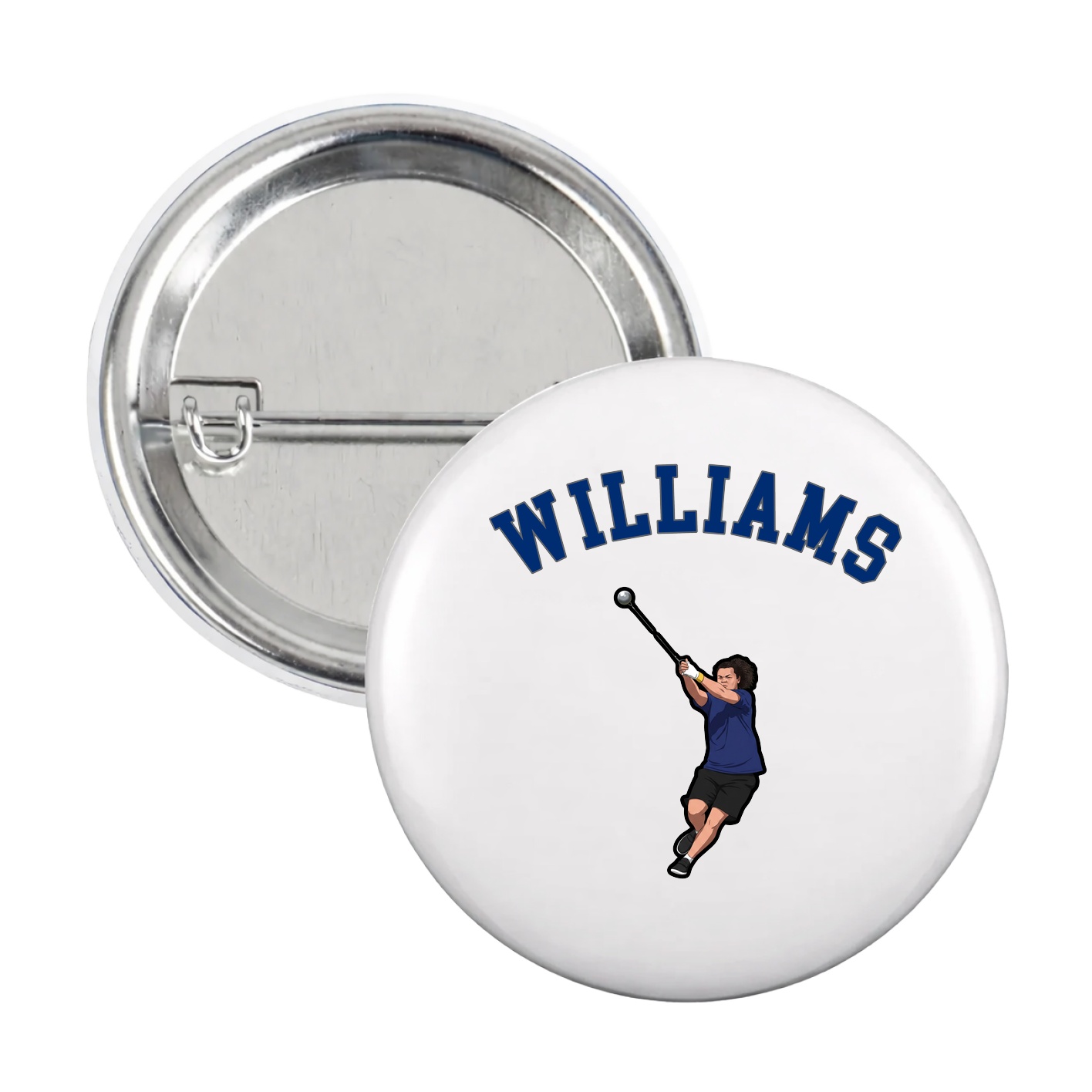 Game Day Button — Shirsey Arch in White