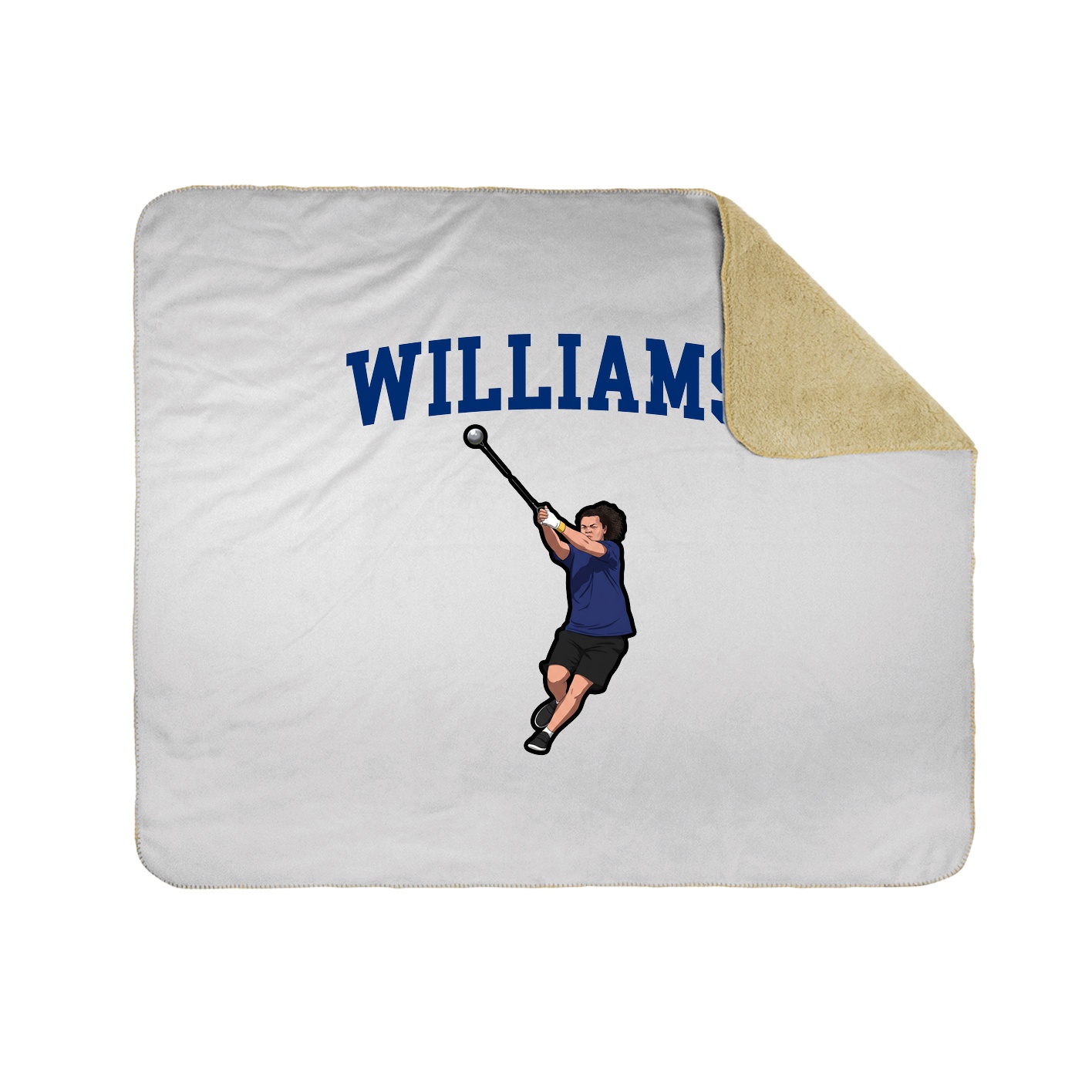 Throw Blanket — Shirsey in White