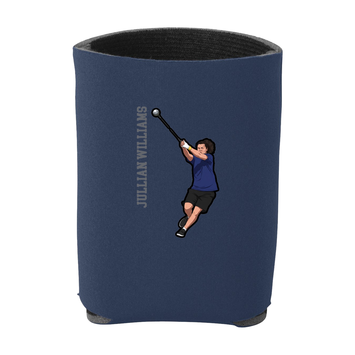 Can Holder — Name Vertical in Navy