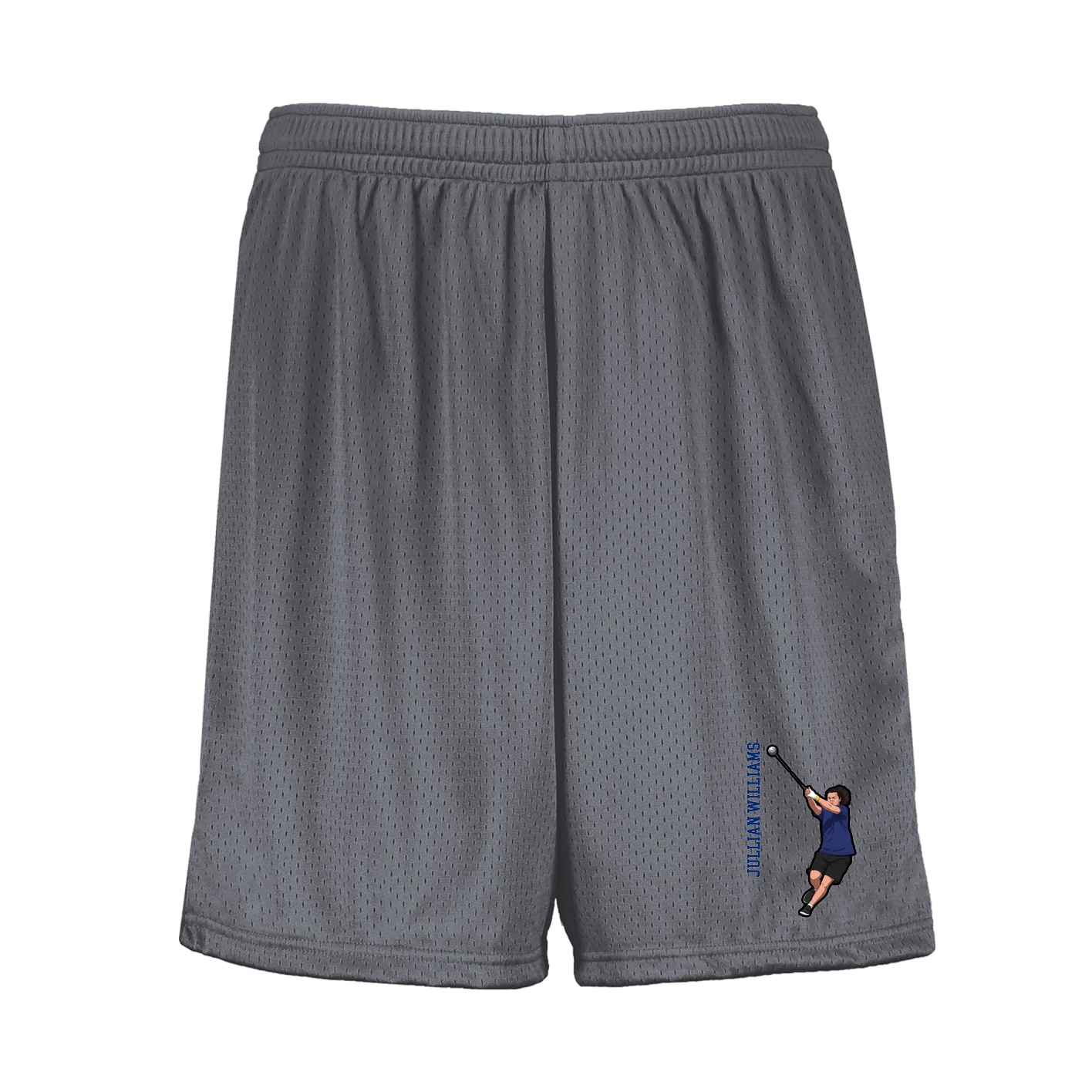 Shorts — Name Vertical in Grey