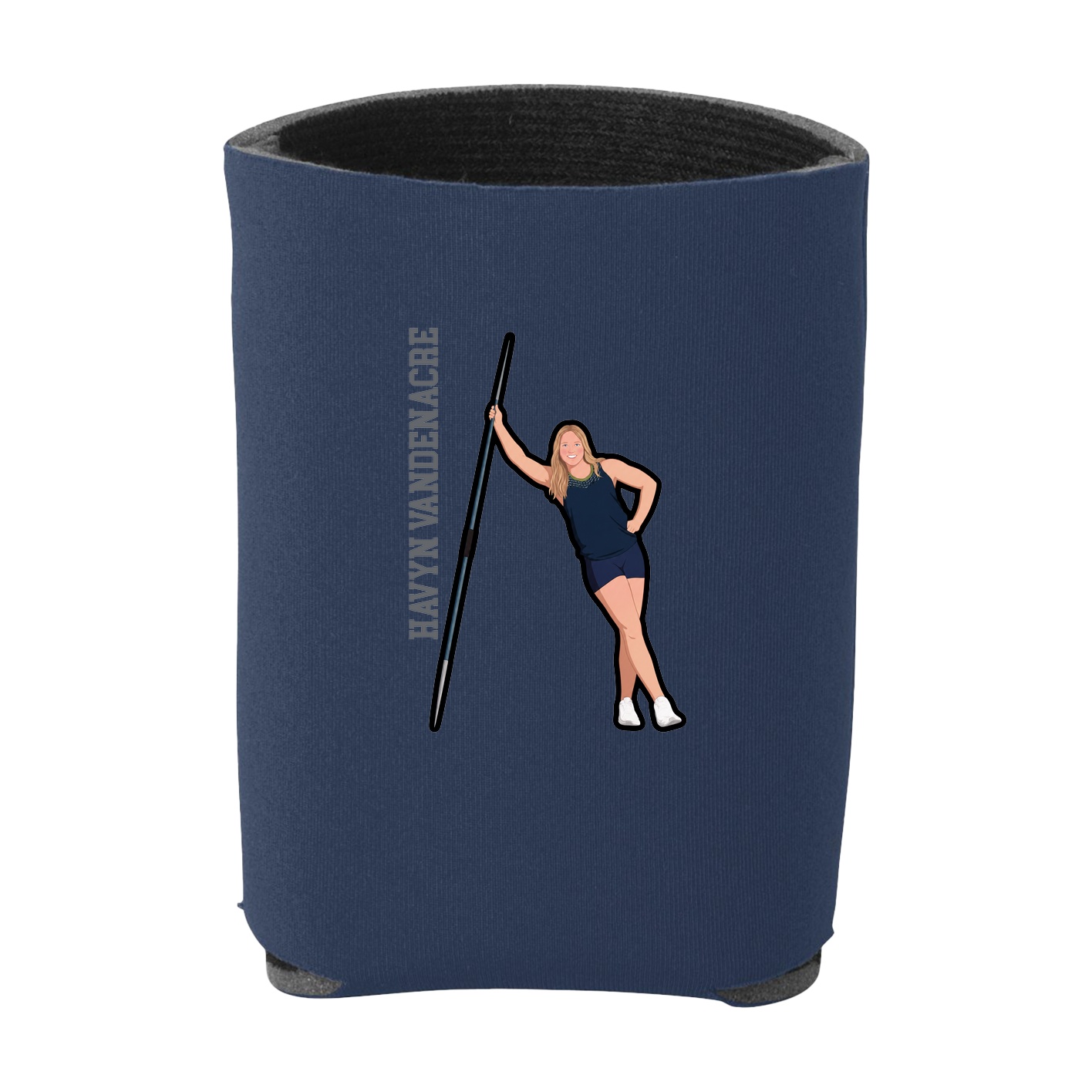 Can Holder — Name Vertical in Navy