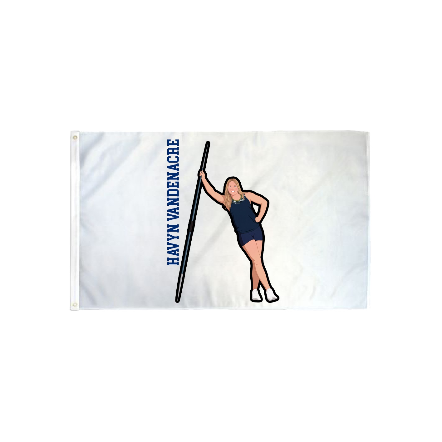3x5 Flag — Name Vertical in Classic