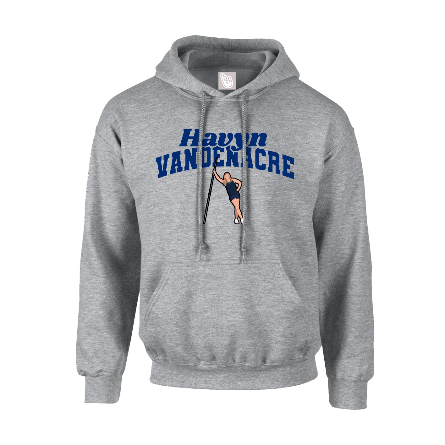 Hoodie — Signature Arch in Grey
