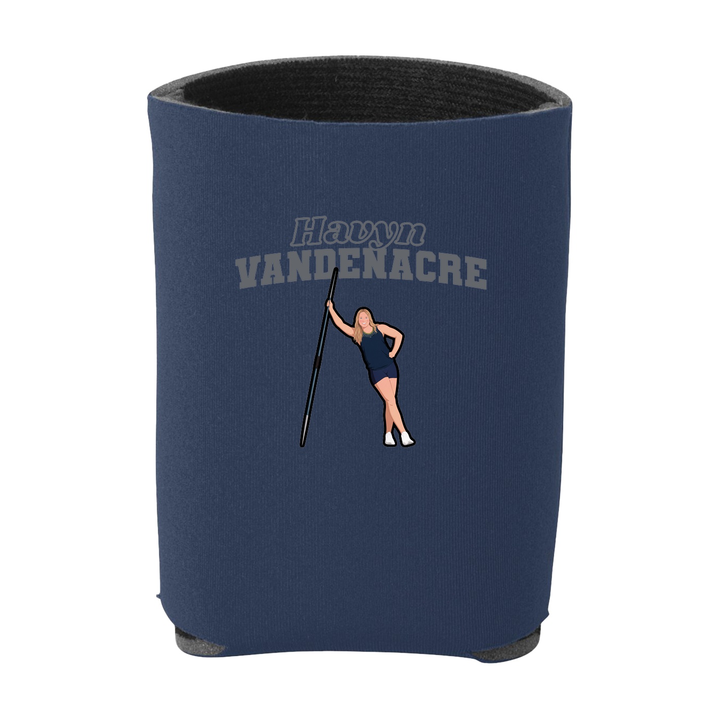 Can Holder — Name Arch in Navy